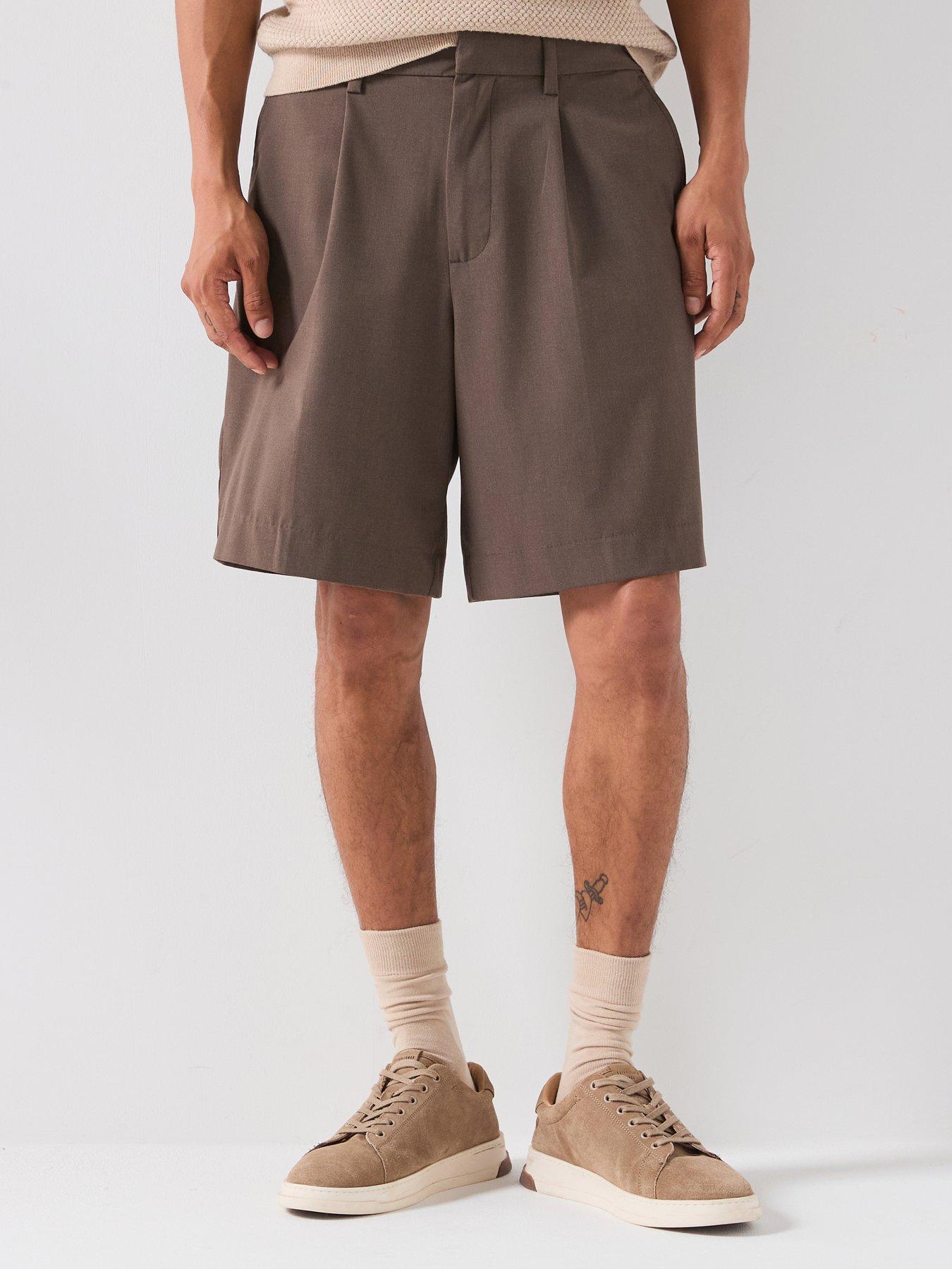 Jack & Jones Bill Asher Smart Shorts - Brown