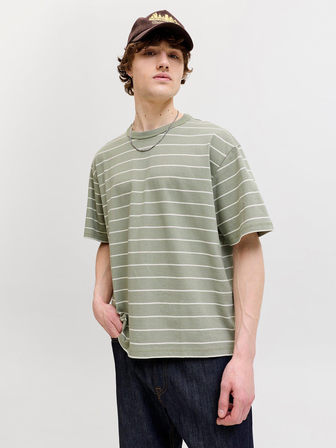 Jack & Jones Savona Stripe T-Shirt - Green