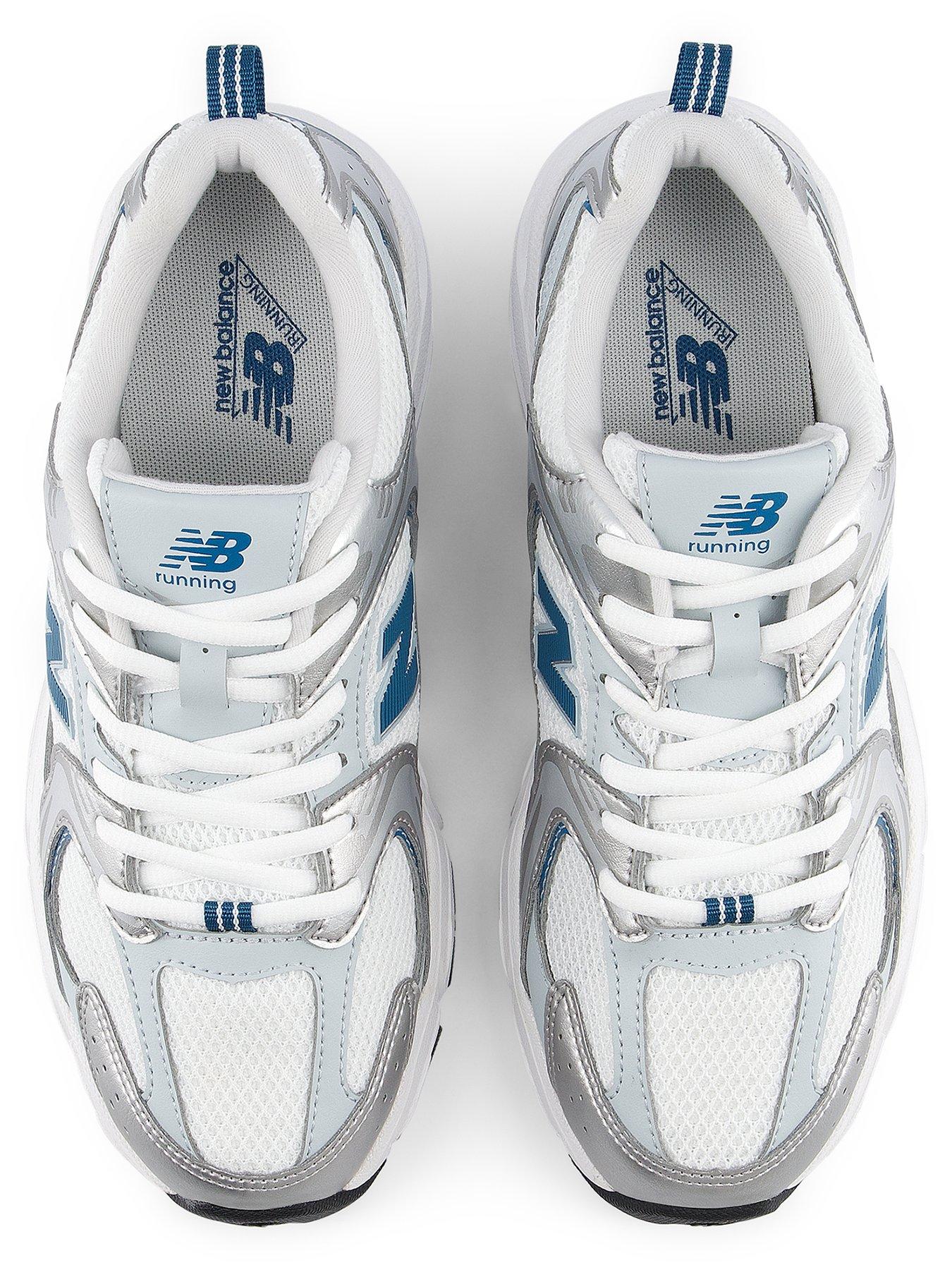 Image 4 of 7 of New Balance Junior 530 Lace-Up Mesh Trainers - Silver