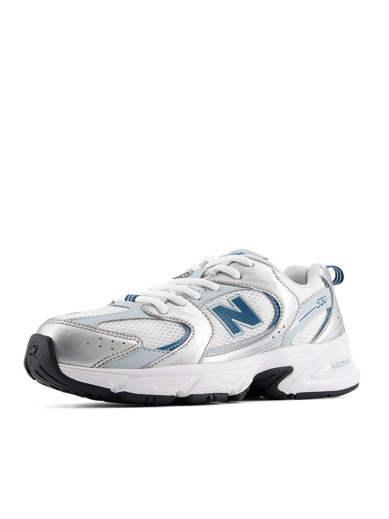 Image 6 of 7 of New Balance Junior 530 Lace-Up Mesh Trainers - Silver