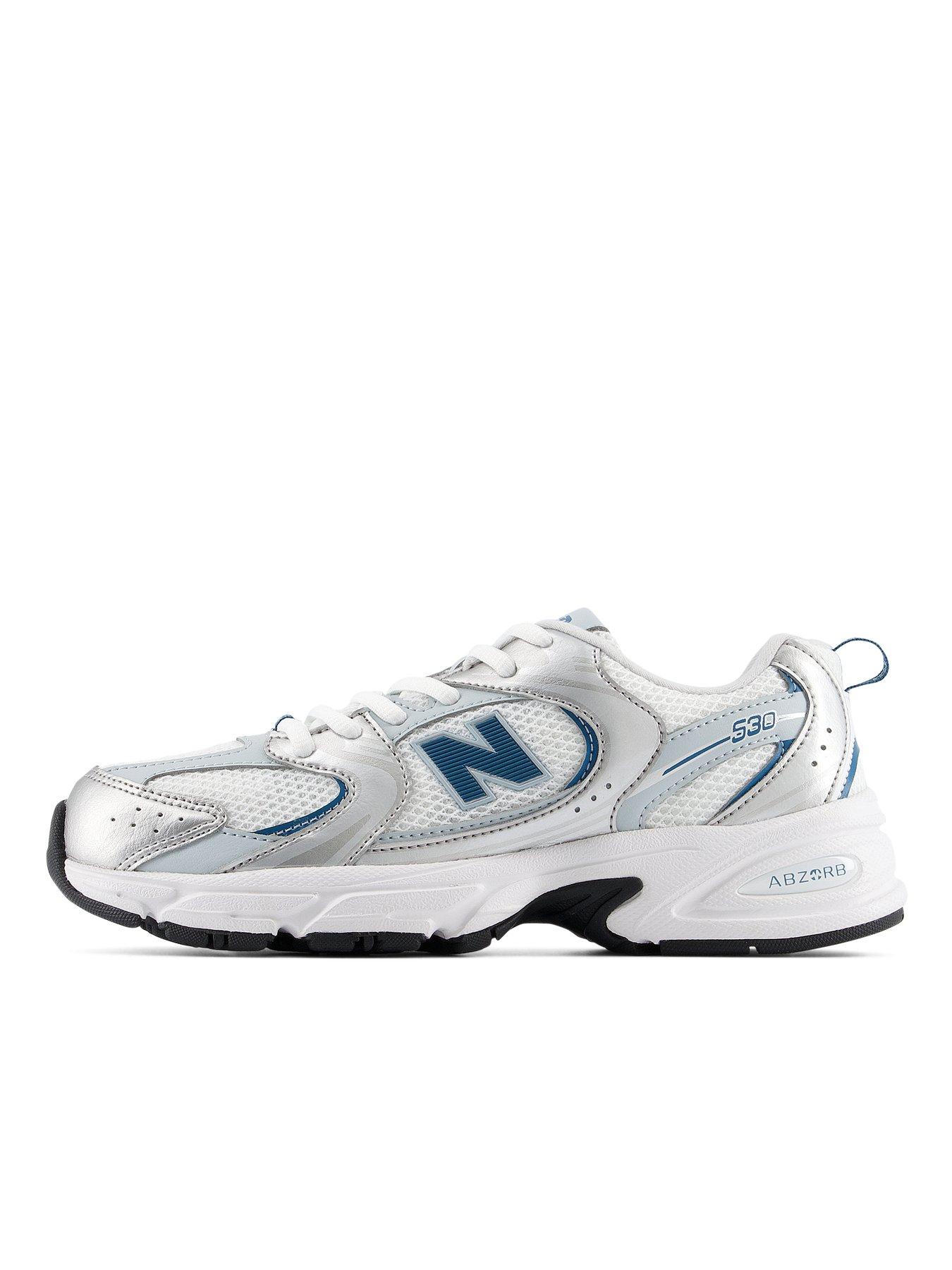 Image 7 of 7 of New Balance Junior 530 Lace-Up Mesh Trainers - Silver