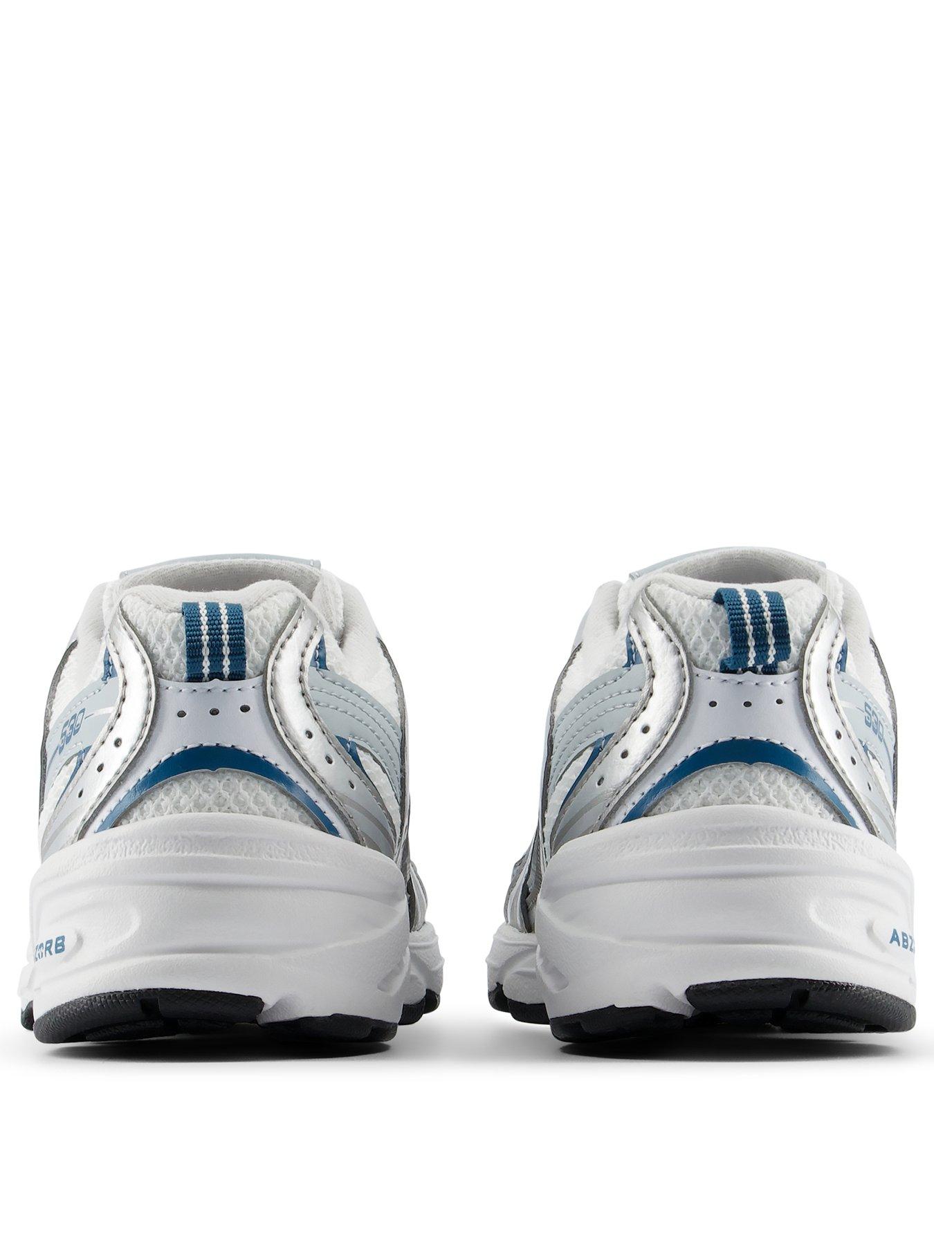 Image 3 of 7 of New Balance Kids 530 Cushioned Lace-Up Trainers - Silver