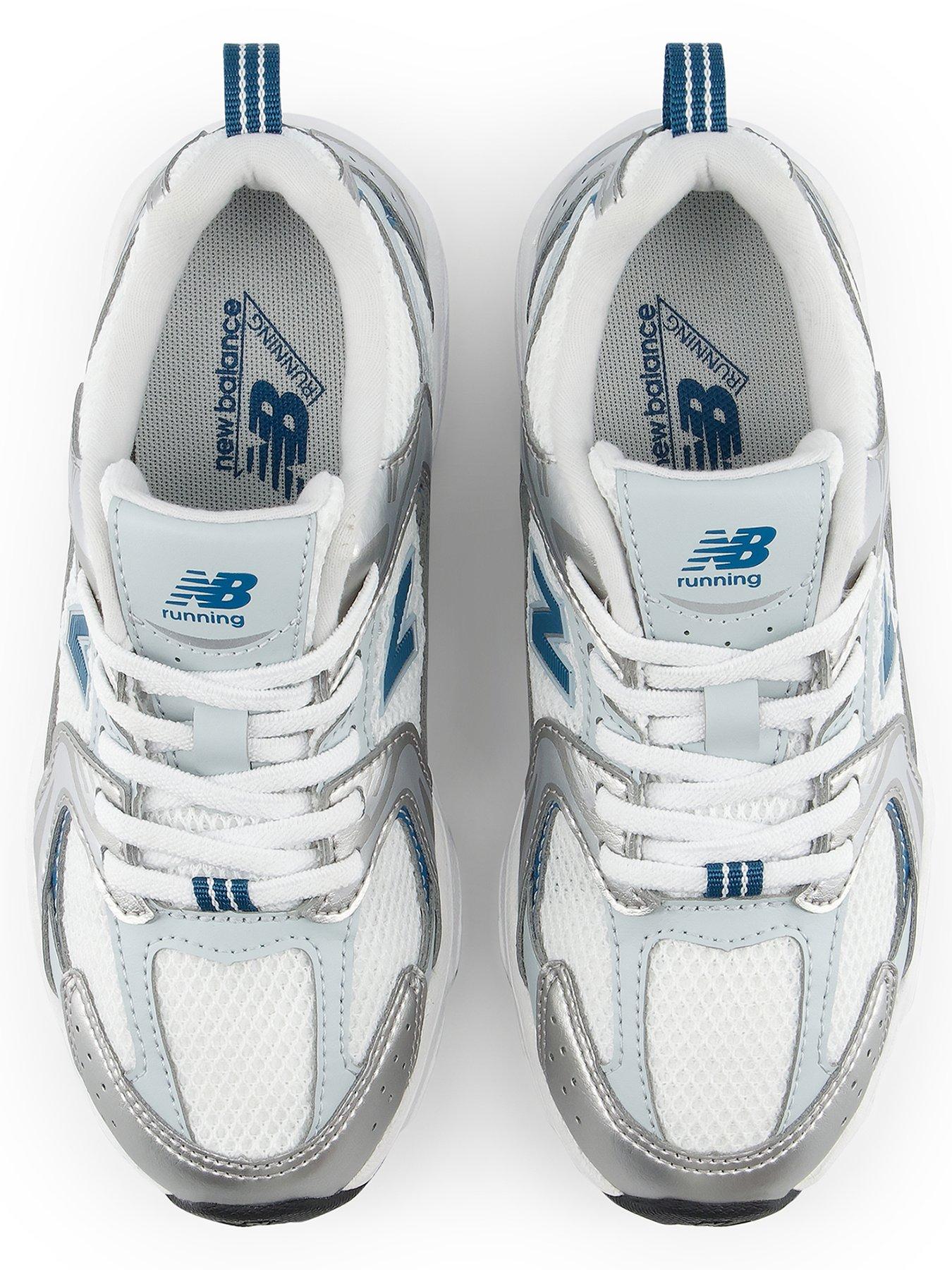 Image 4 of 7 of New Balance Kids 530 Cushioned Lace-Up Trainers - Silver