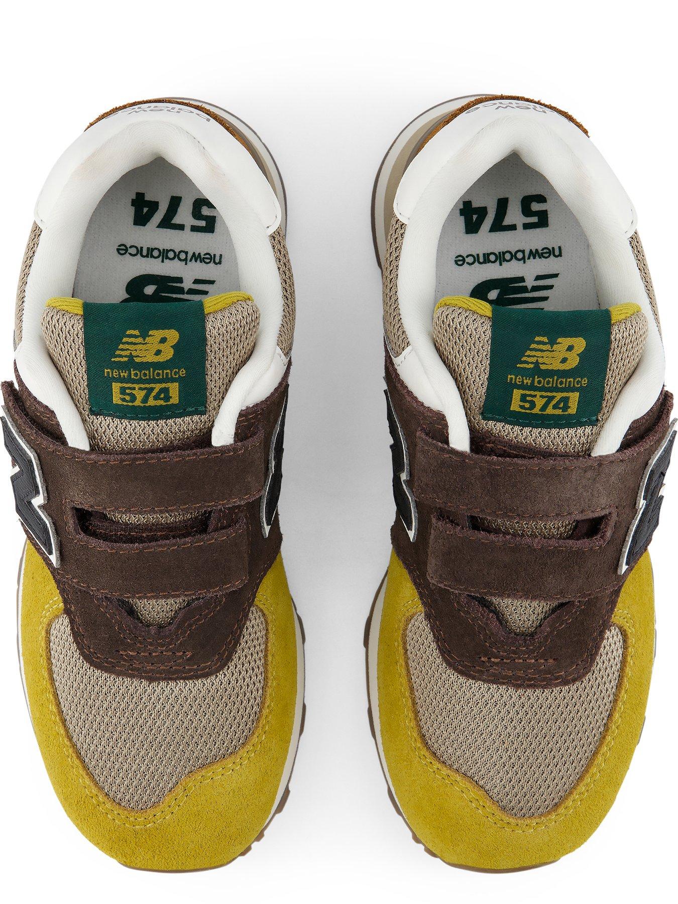 Image 4 of 7 of New Balance Kids Unisex 574 Double Riptape Cushioned Trainers - Multi