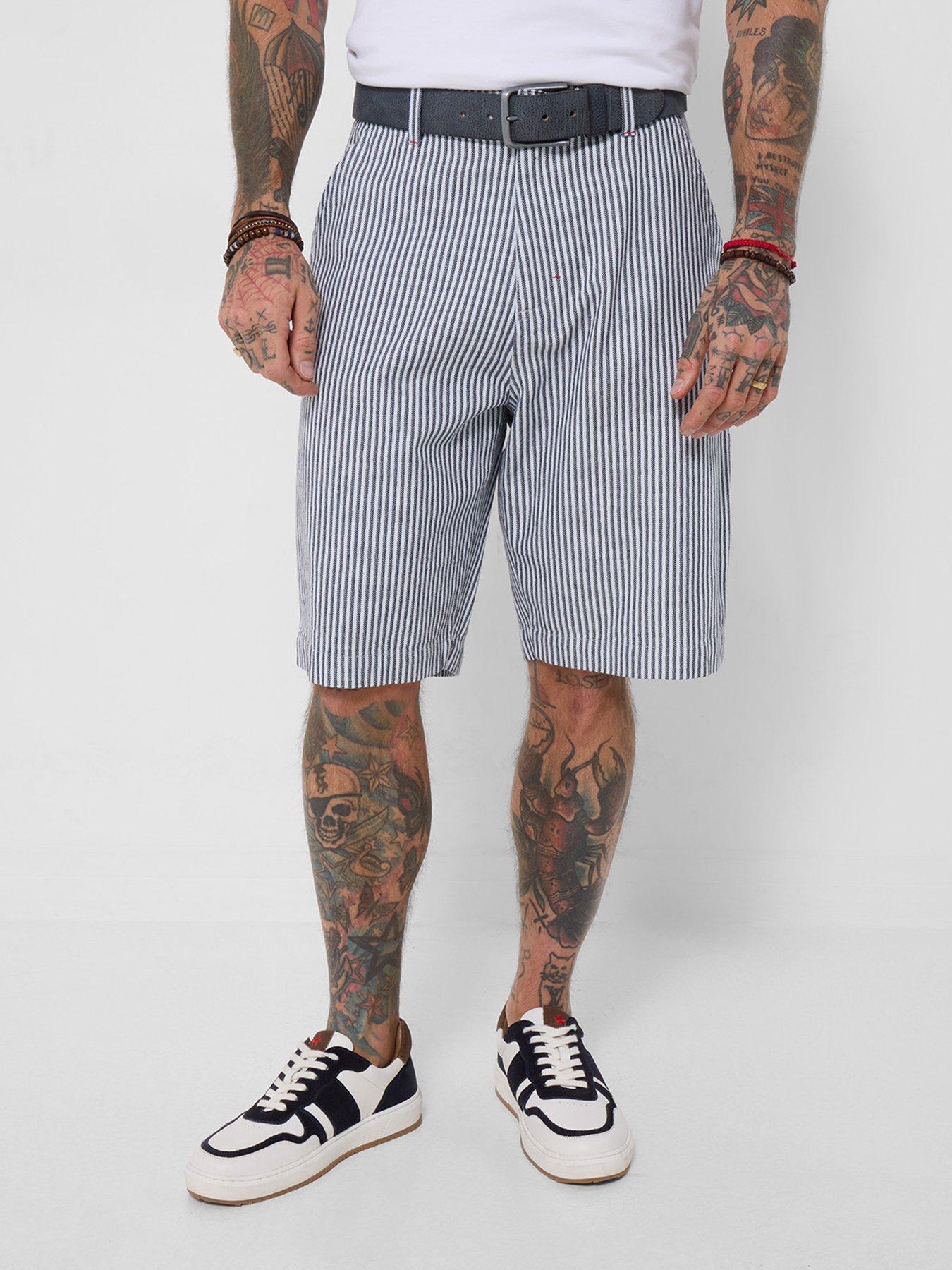 Joe Browns Stripe It Right Carpenter Shorts