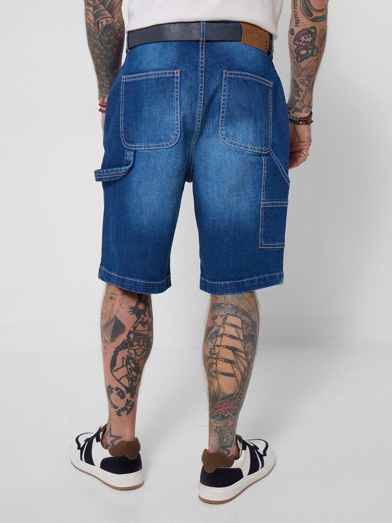 Image 2 of 7 of Joe Browns Denim Carpenter Shorts - Blue