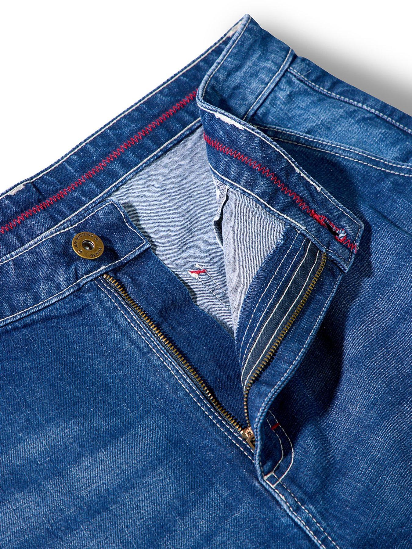 Image 7 of 7 of Joe Browns Denim Carpenter Shorts - Blue