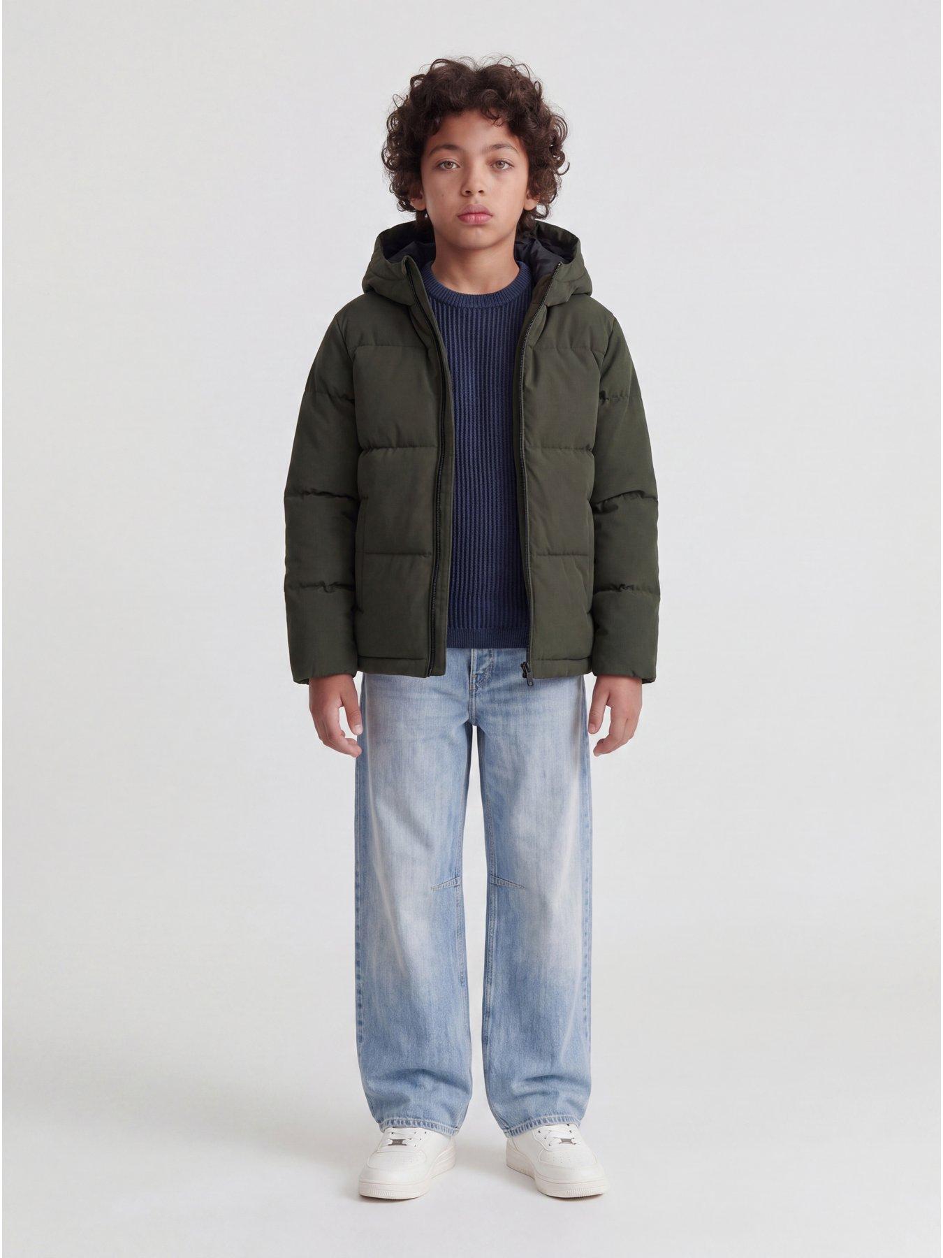 Jack & Jones Green Jack Jones Kids Galaxy Puffer Jacket - Image 4