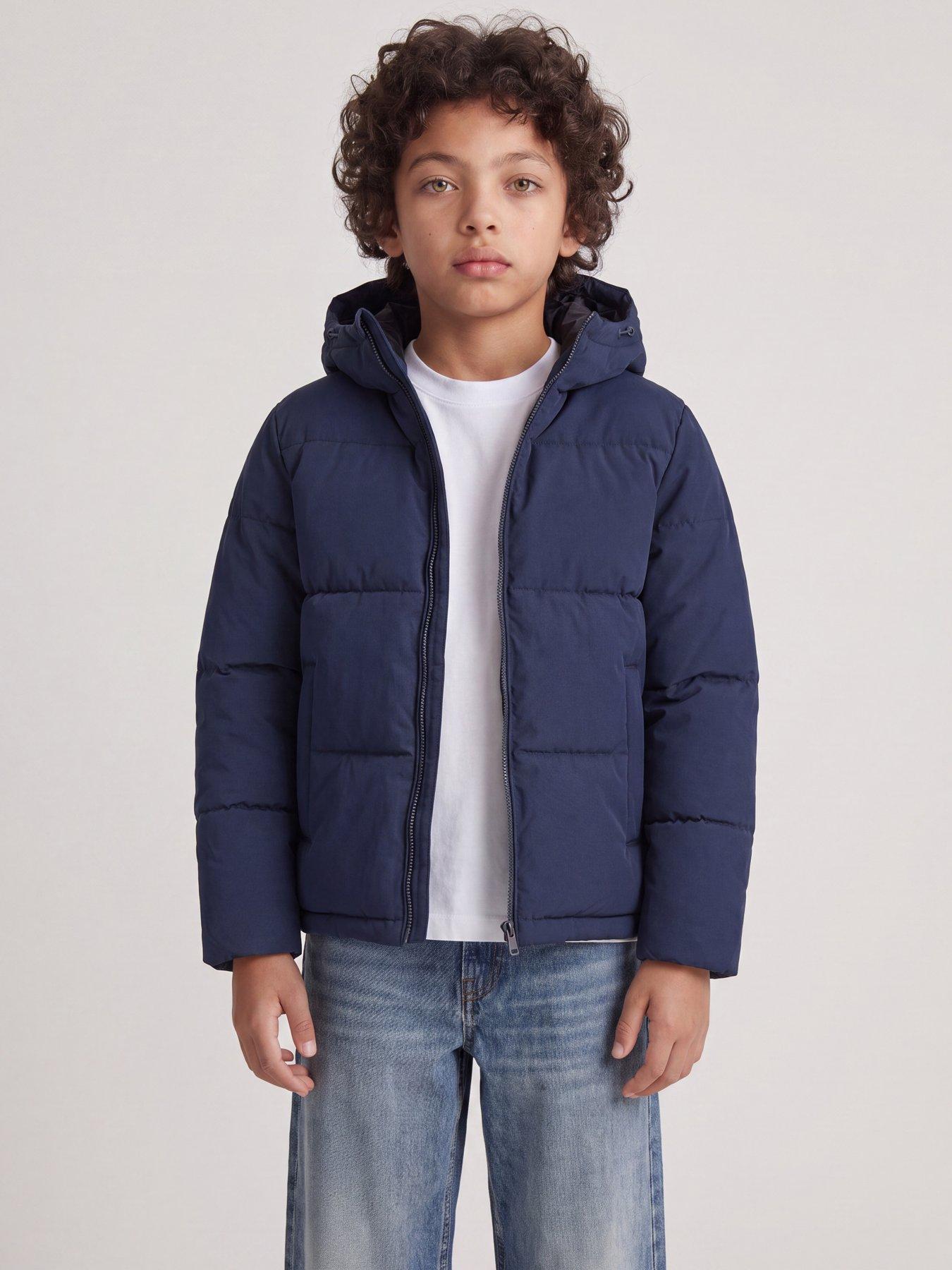 Jack & Jones Junior Hooded Padded Jacket Navy Blue 10Y (138Cm) - La Redoute - Image 4