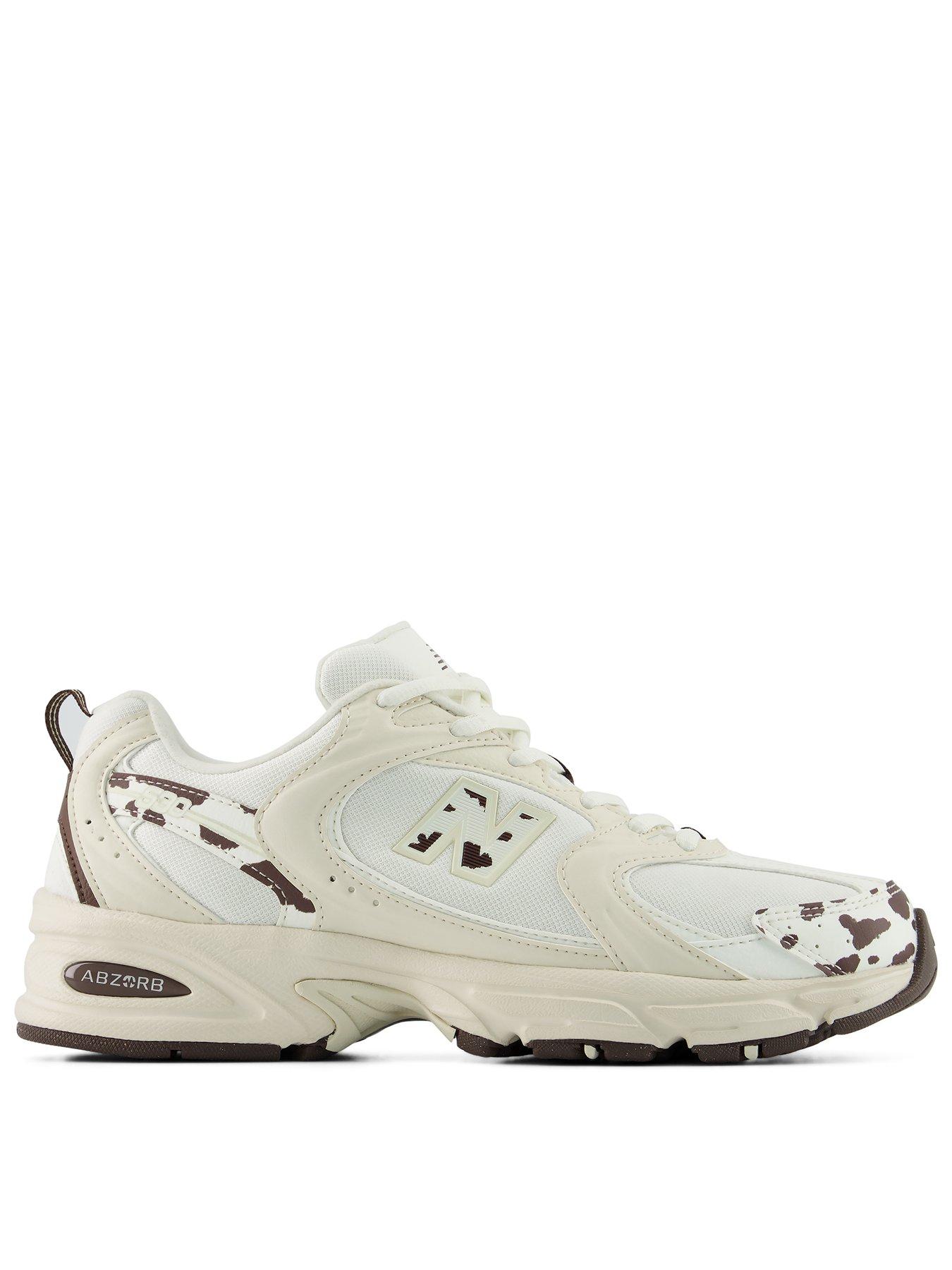 New Balance Mr530 Trainers Linen Pumpernickel White in Women's Size 7, Office Shoes - Image 2