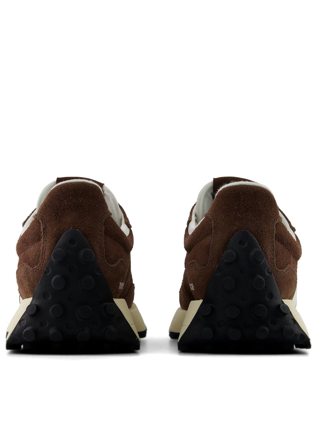 Image 3 of 7 of New Balance Womens 327 Suede Wedge Lug Sole Trainers - Brown