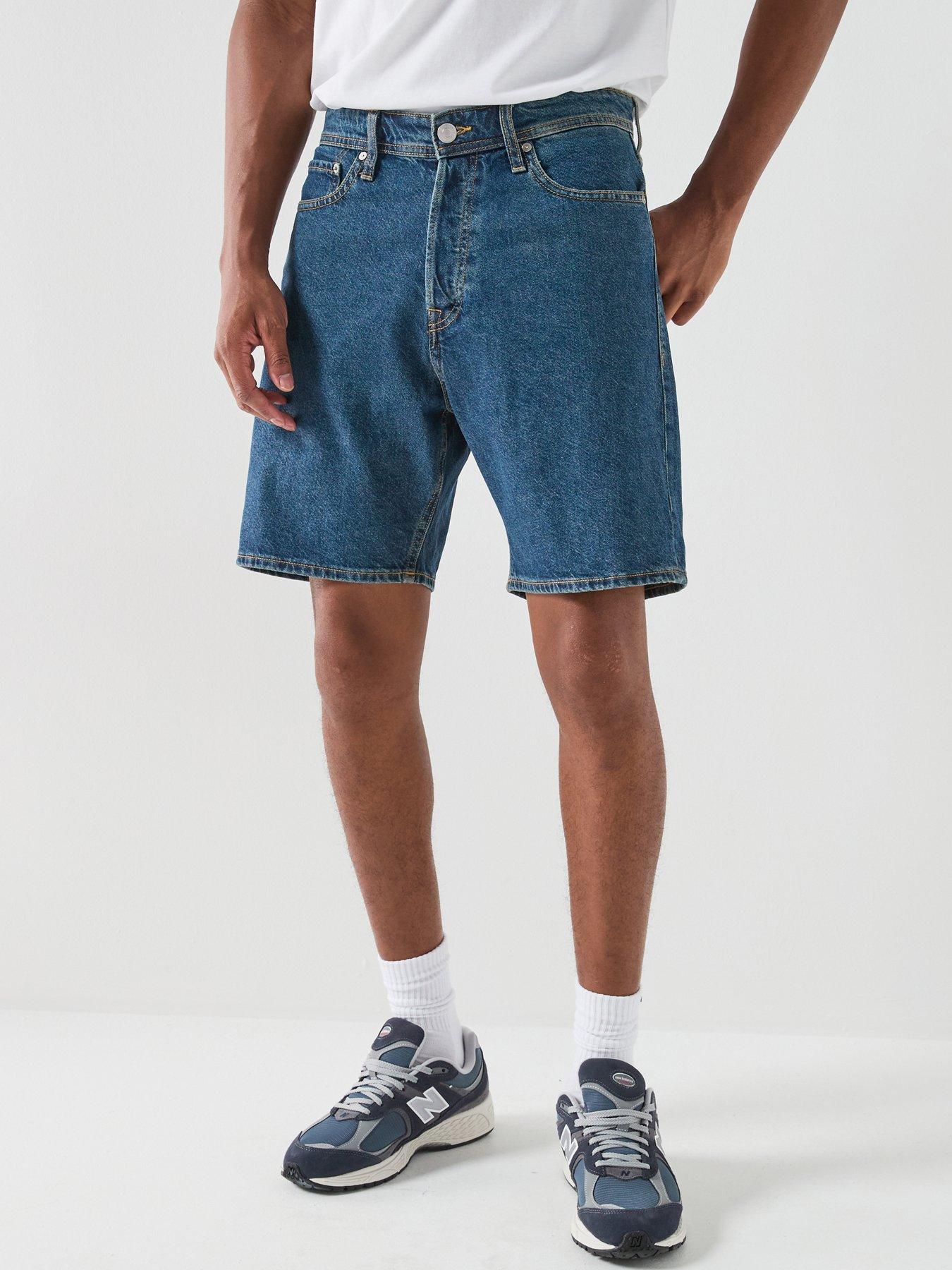 Jack & Jones Tony Original Denim Shorts, Blue, Size S, Men