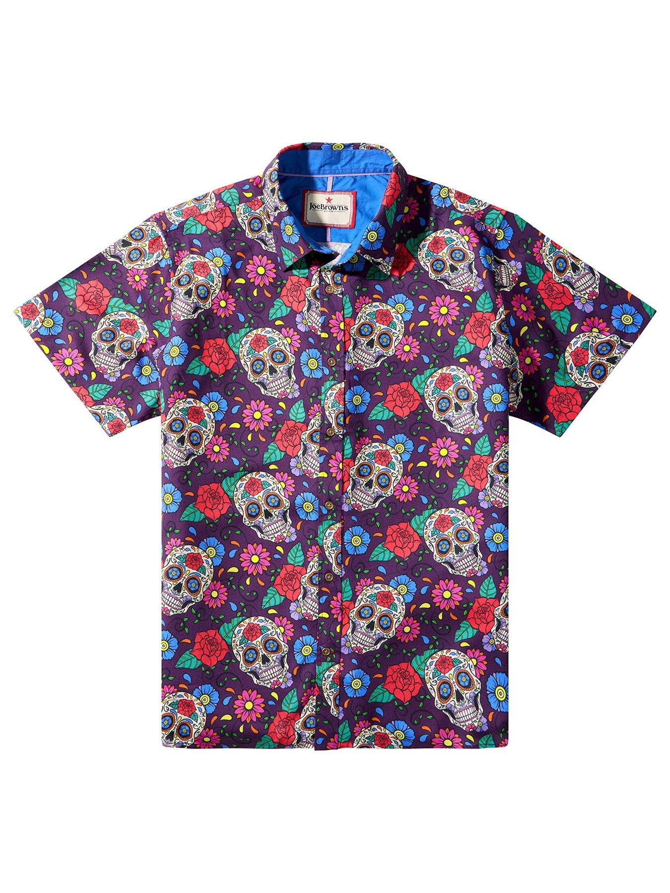 Image 5 of 5 of Joe Browns Creative Calavera Skull Short Sleeve Shirt - Multi