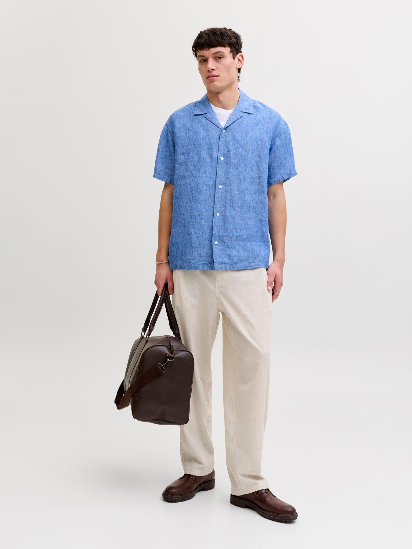 Image 2 of 7 of Jack & Jones Evan Breeze Trousers - Light Beige