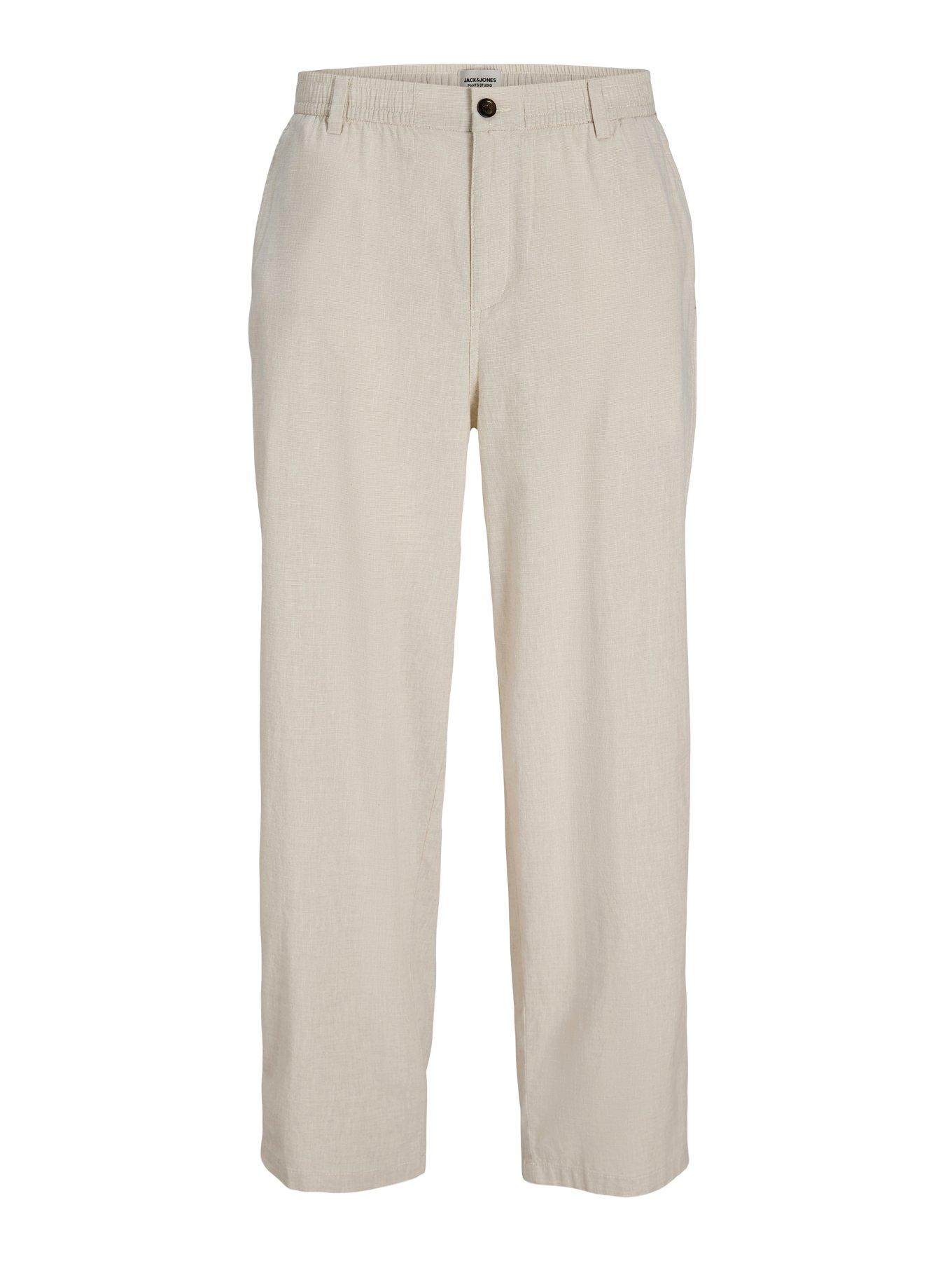 Image 7 of 7 of Jack & Jones Evan Breeze Trousers - Light Beige