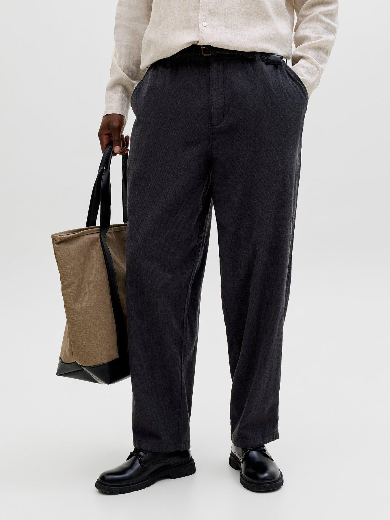 Image 1 of 7 of Jack & Jones Evan Breeze Trousers - Black