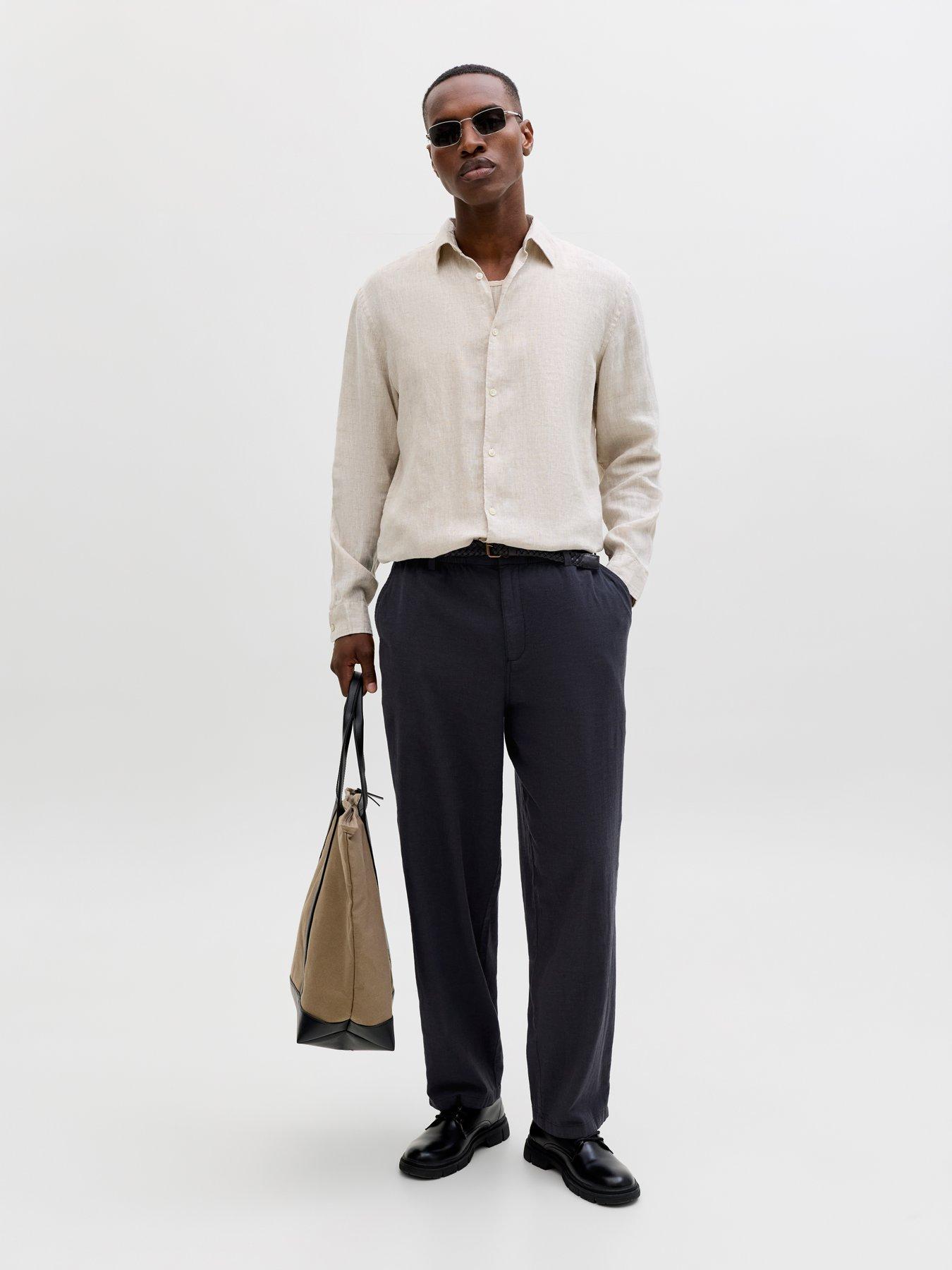 Image 4 of 7 of Jack & Jones Evan Breeze Trousers - Black