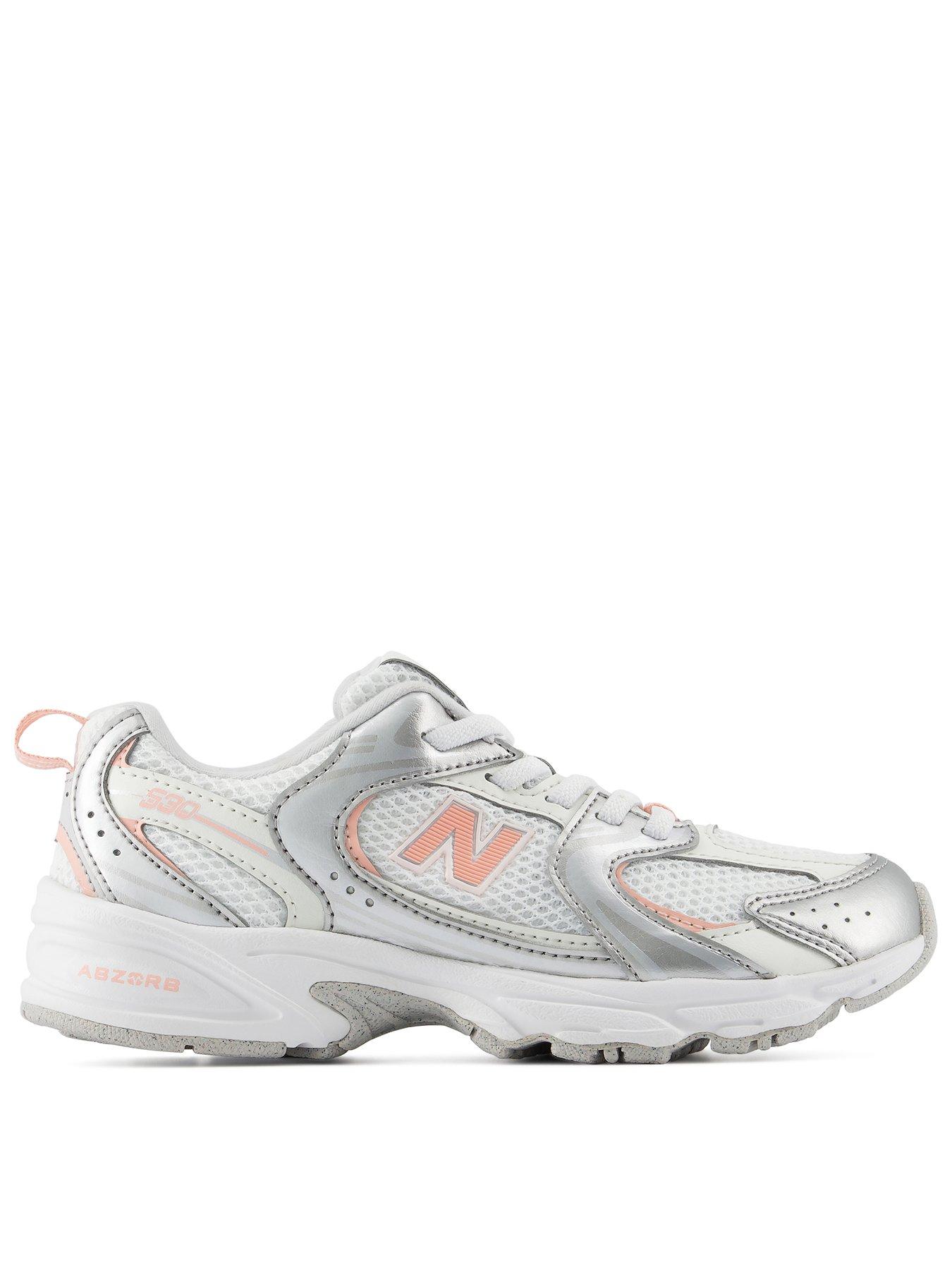 Image 1 of 7 of New Balance Kids 530 Mesh Silver Trainers - Silver
