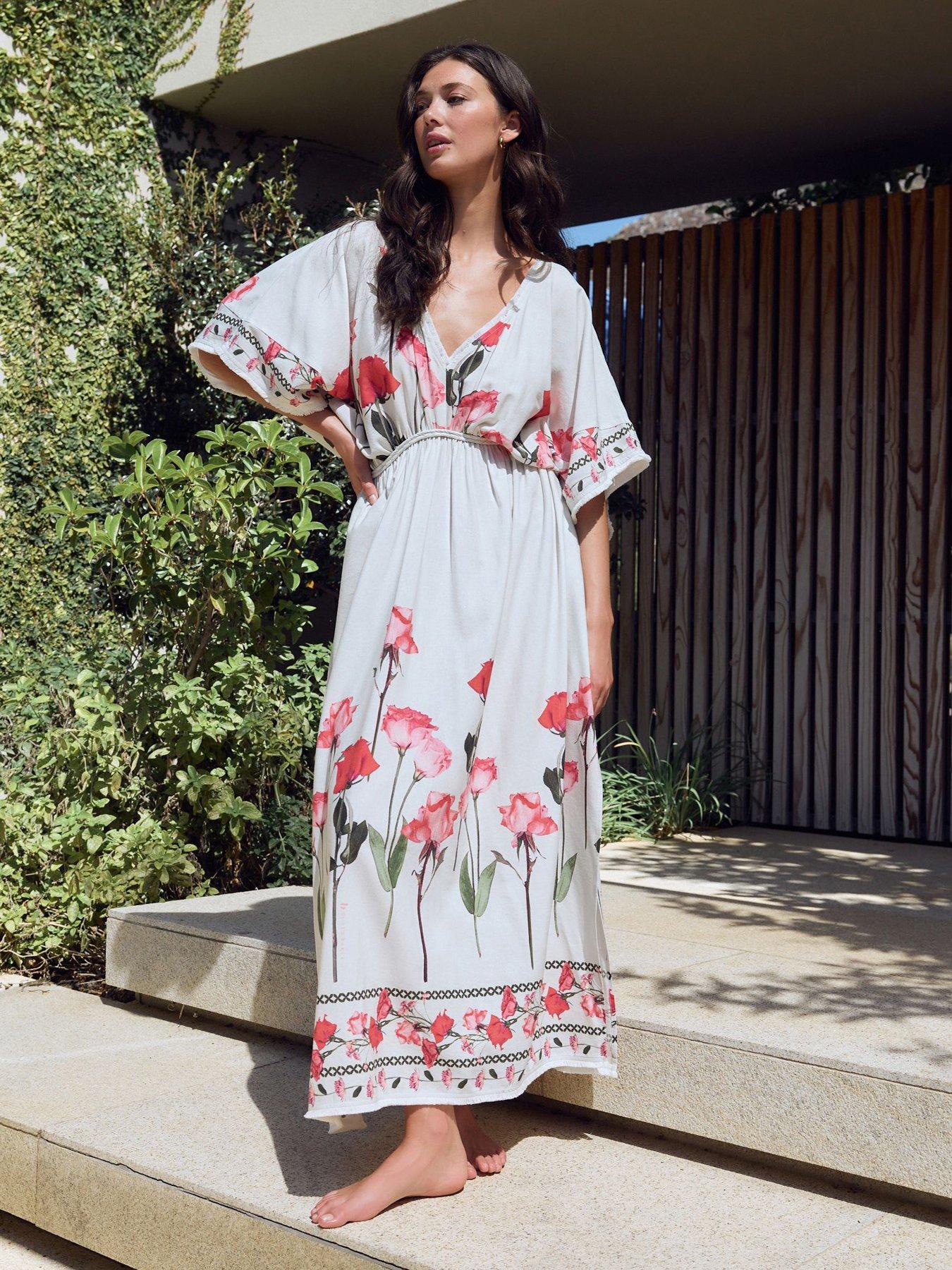 blue dresses for summer Strapless Floral Mini Homecoming Dress,Summer Dress Y2646 – Simplepromdress Maxi Dress Sewing Pattern. this dress brings effortless SizeGuide-OPLETTER Color:Snow Queen Blue (Pictured- SOLD OUT)