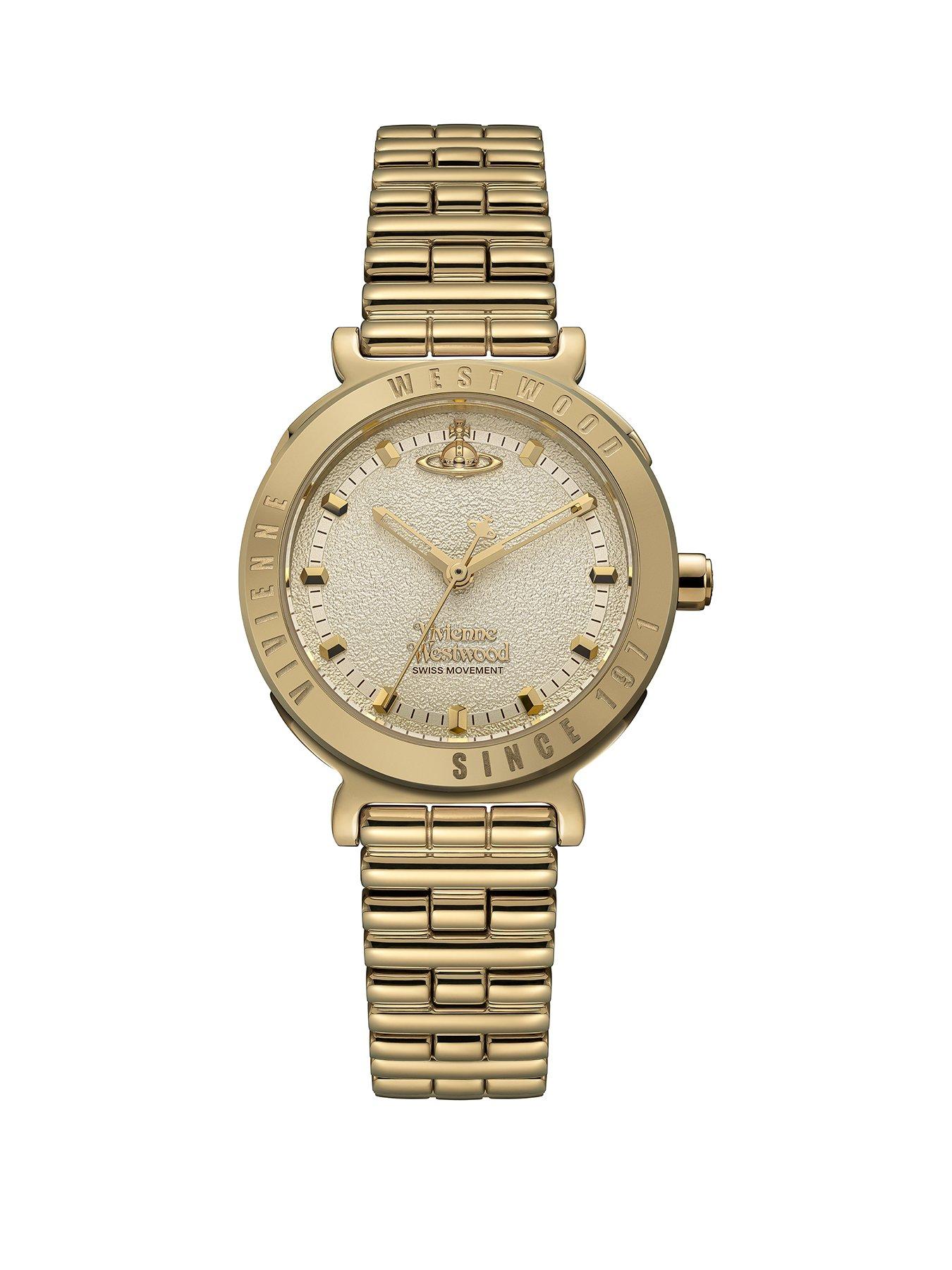 Vivienne Westwood The Chelsea Ladies Quartz Watch with Cream Dial  &  Gold Stainless Steel Case and Bracelet