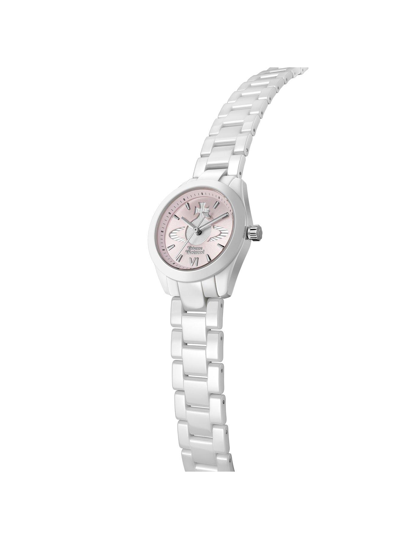 Vivienne Westwood Fenchurch Ceramica Ladies Quartz Watch Light