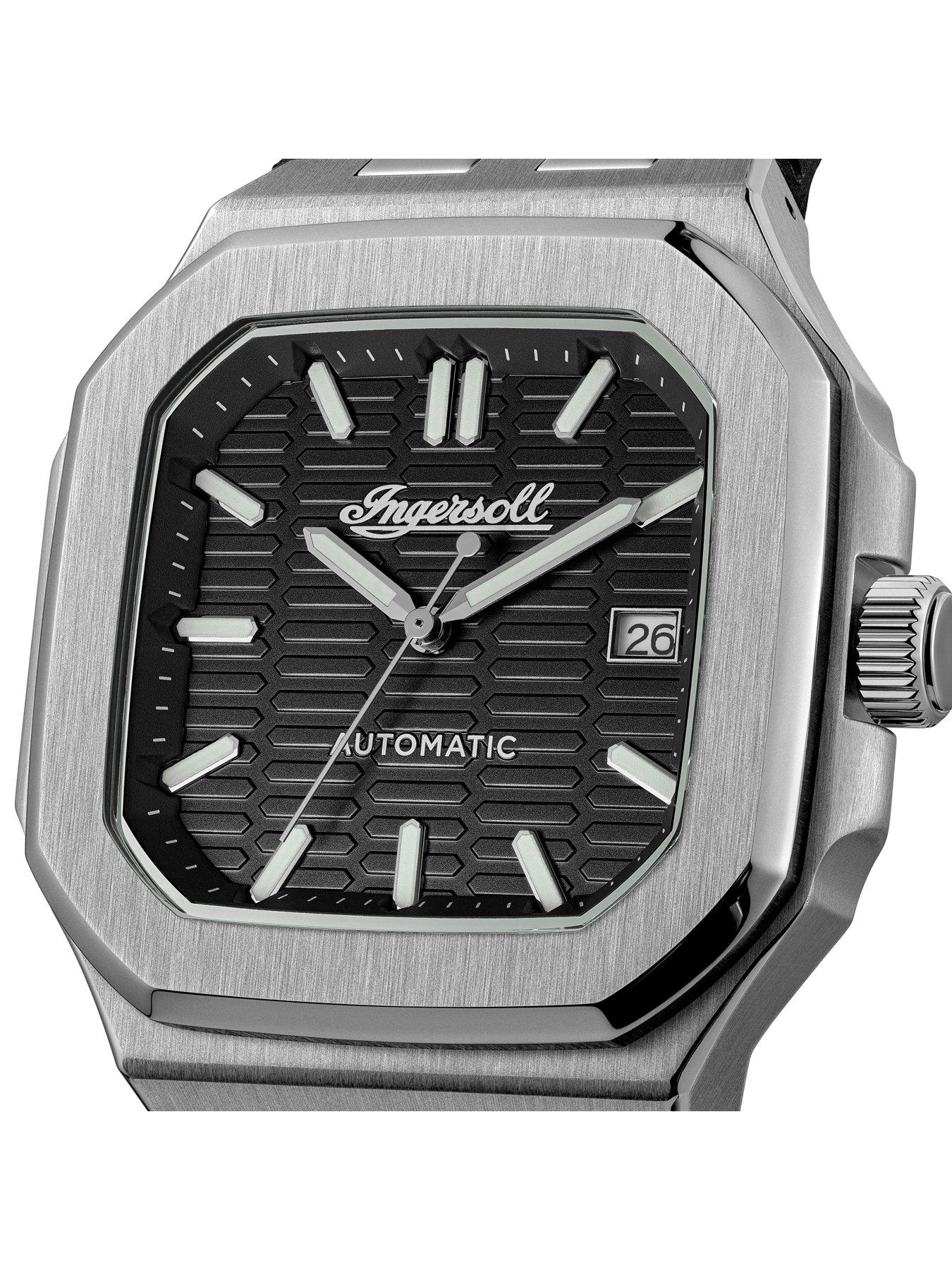 Ingersoll 1892 The Yield Automatic Mens Watch with Black Dial and
