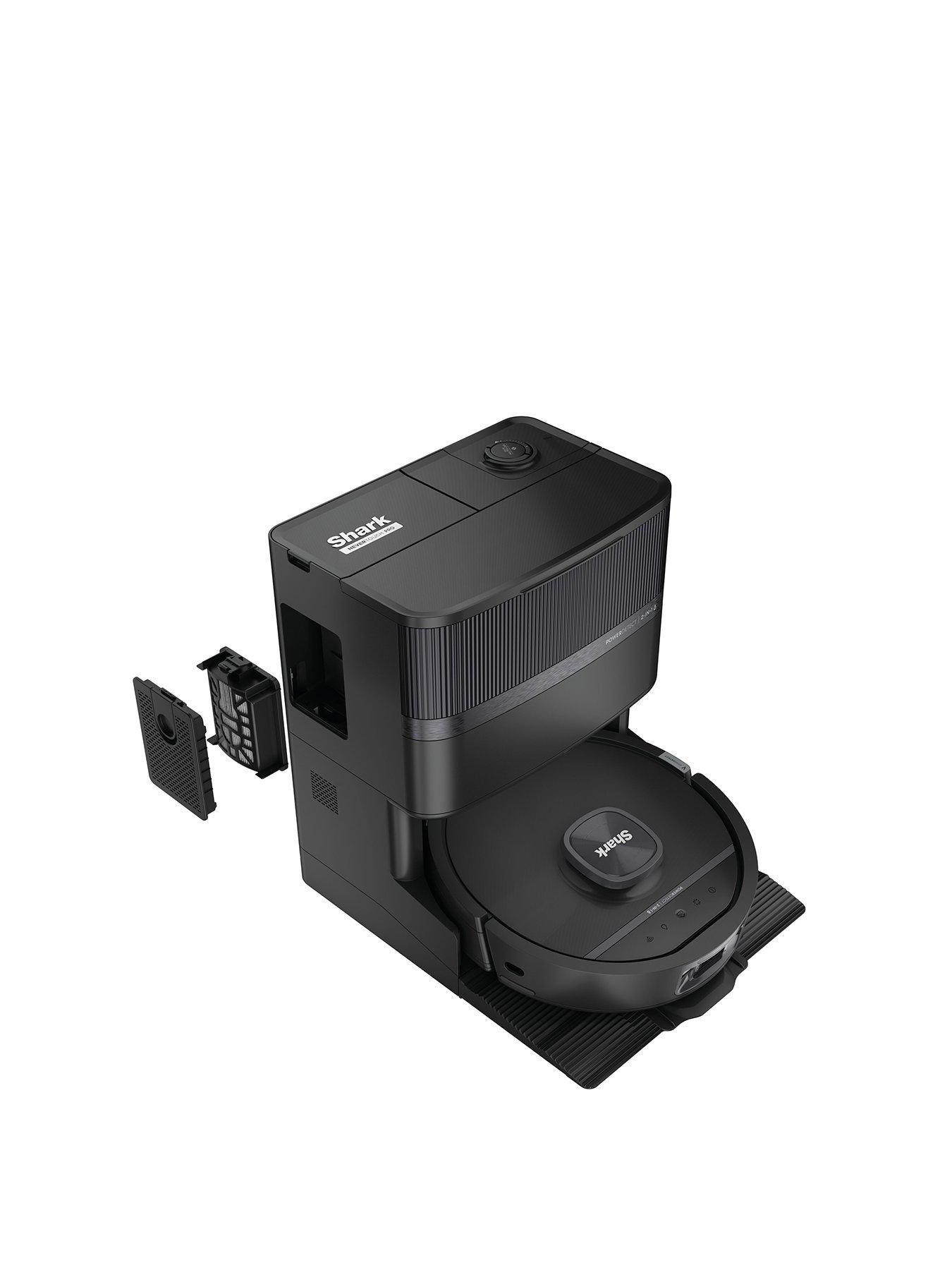 Image 1 of 6 of Shark PowerDetect UV Reveal 2-in-1 Vac &amp; Mop Robot Vacuum - Black RV3000XEUK