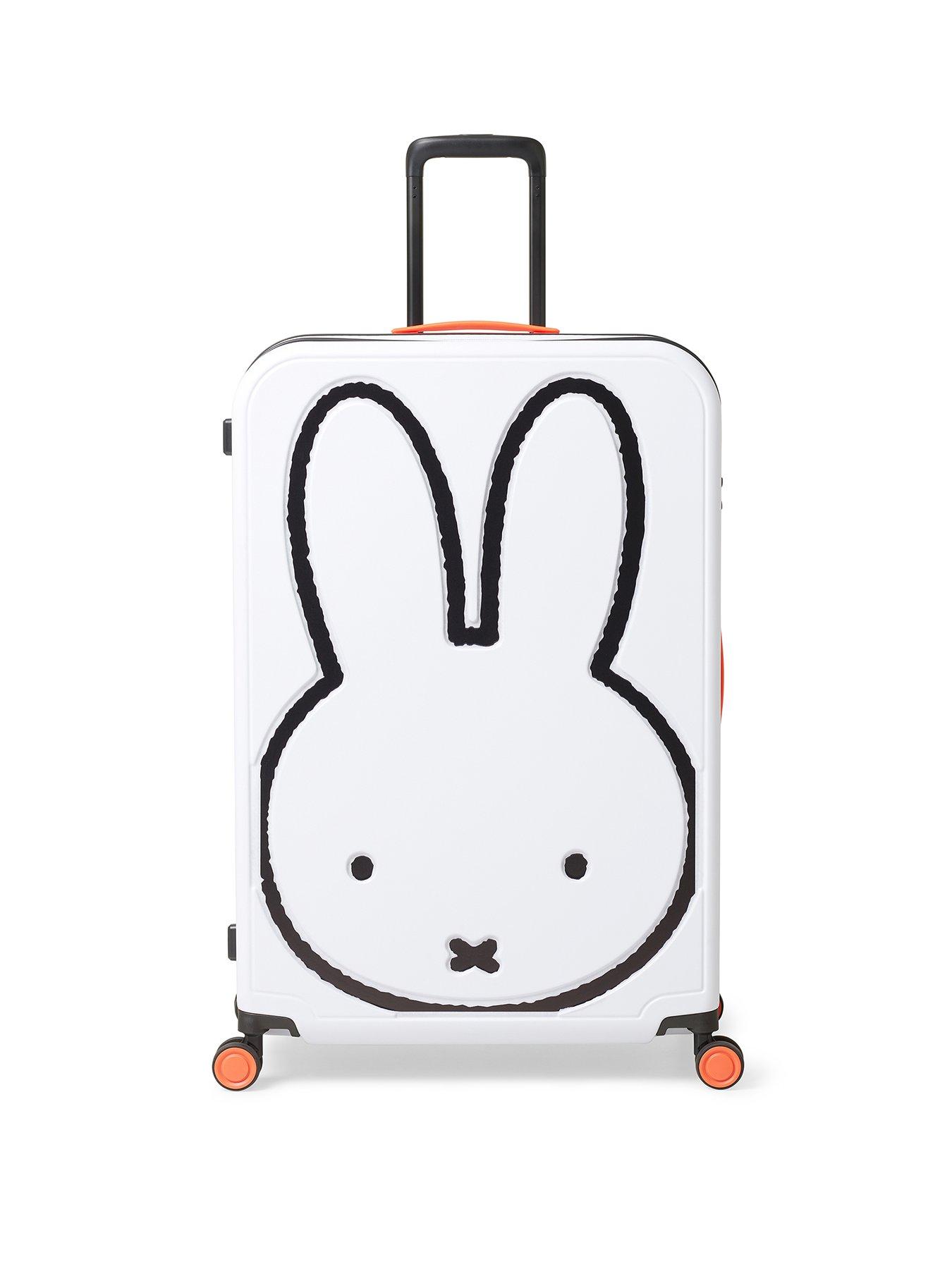 miffy LARGE 4 WHEELED TROLLEY CASE
