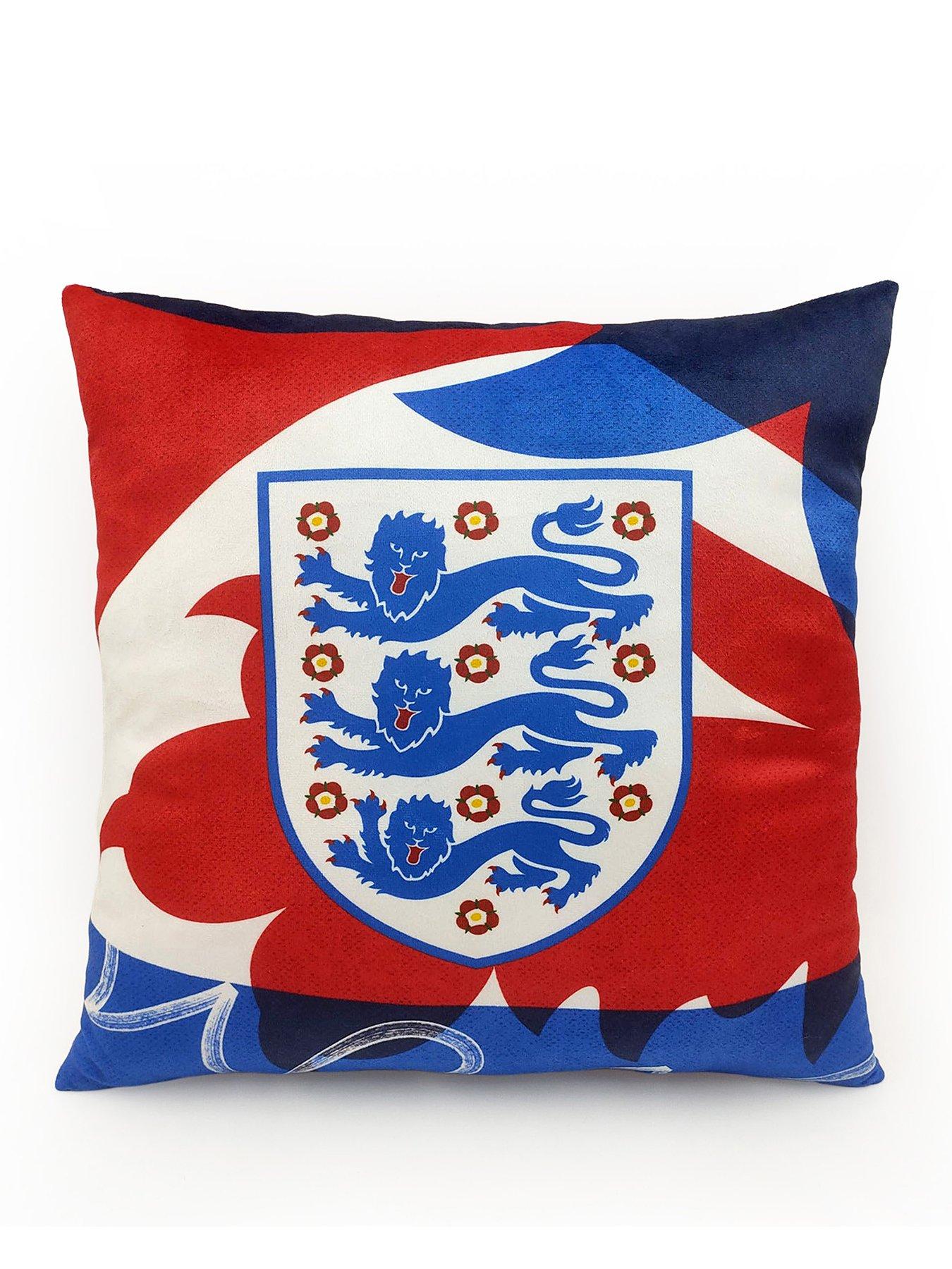 England England Be Bold 35x35cm Sqr Cushion 100% Polyester Velboa