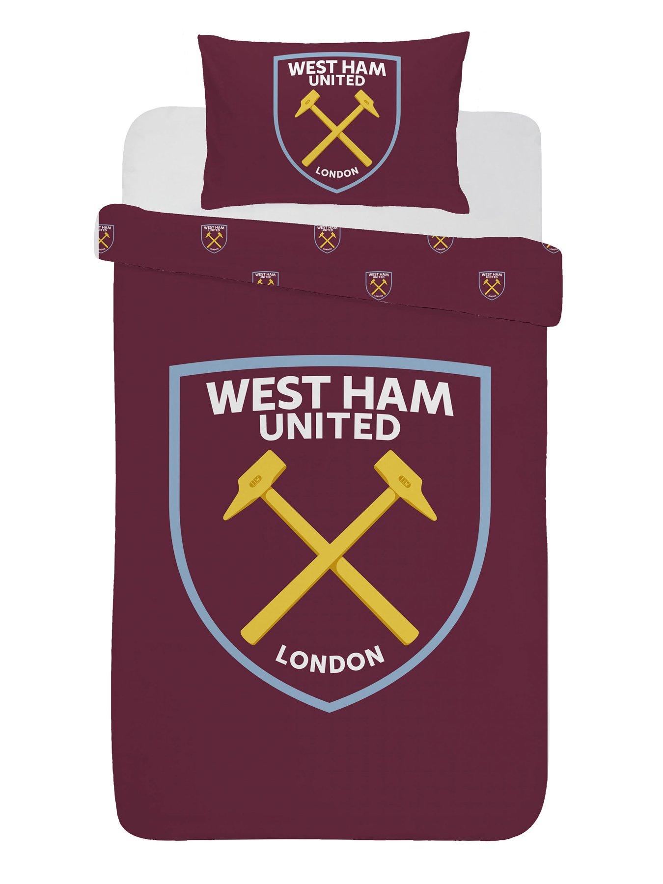 West Ham United West Ham Core Crest Panel Duvet Set