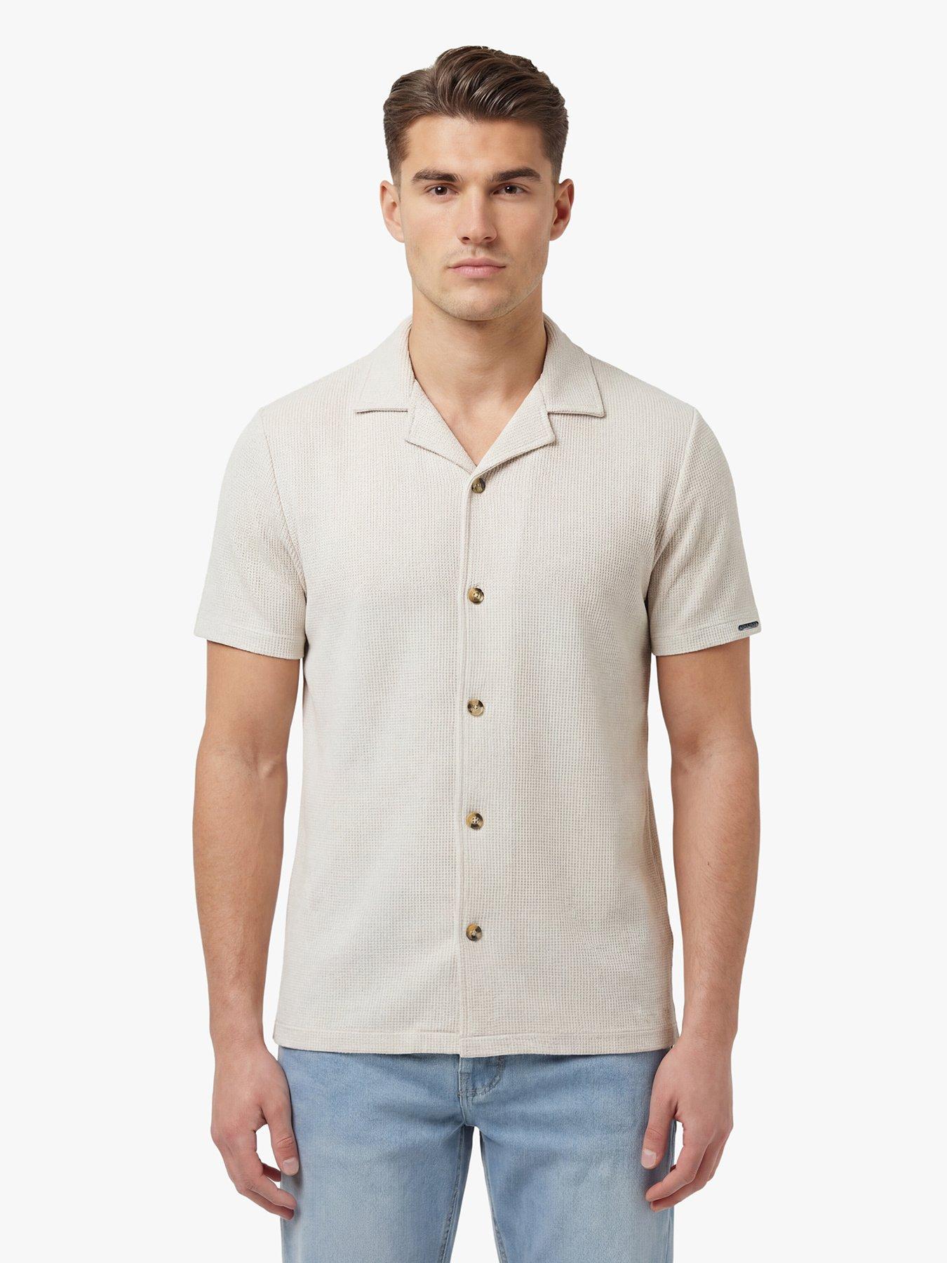 Luke 1977 Pacaya Short Sleeve Shirt, Beige, Size M, Men