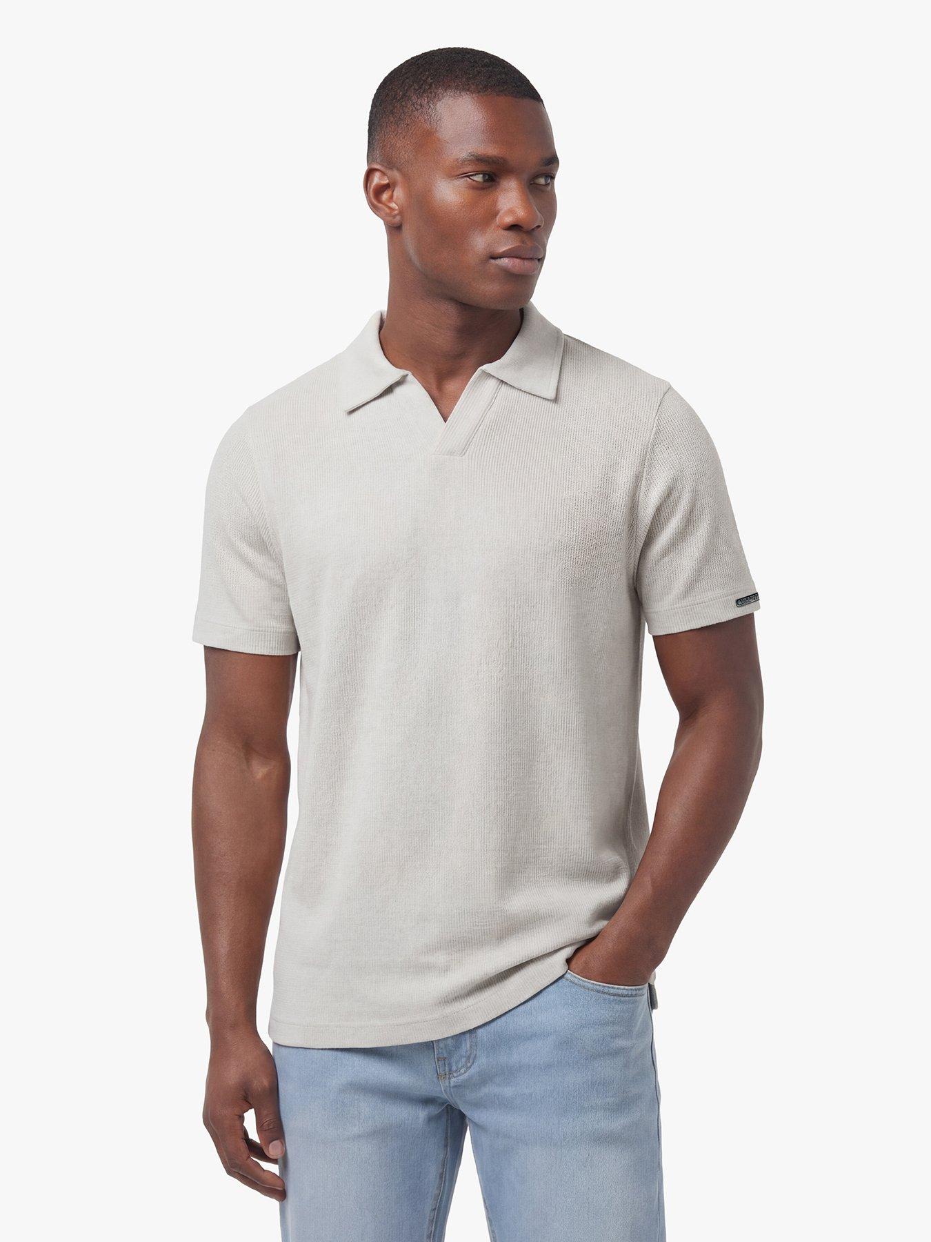 Luke 1977 Masaya Short Sleeve Polo Shirt, Beige, Size M, Men