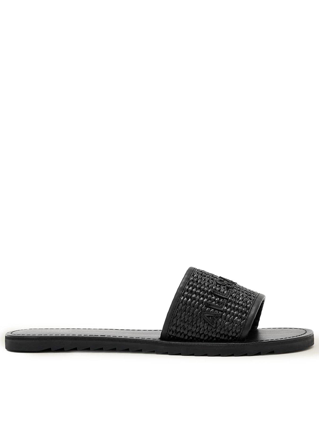 AllSaints Hoxton Sliders - Black/Black