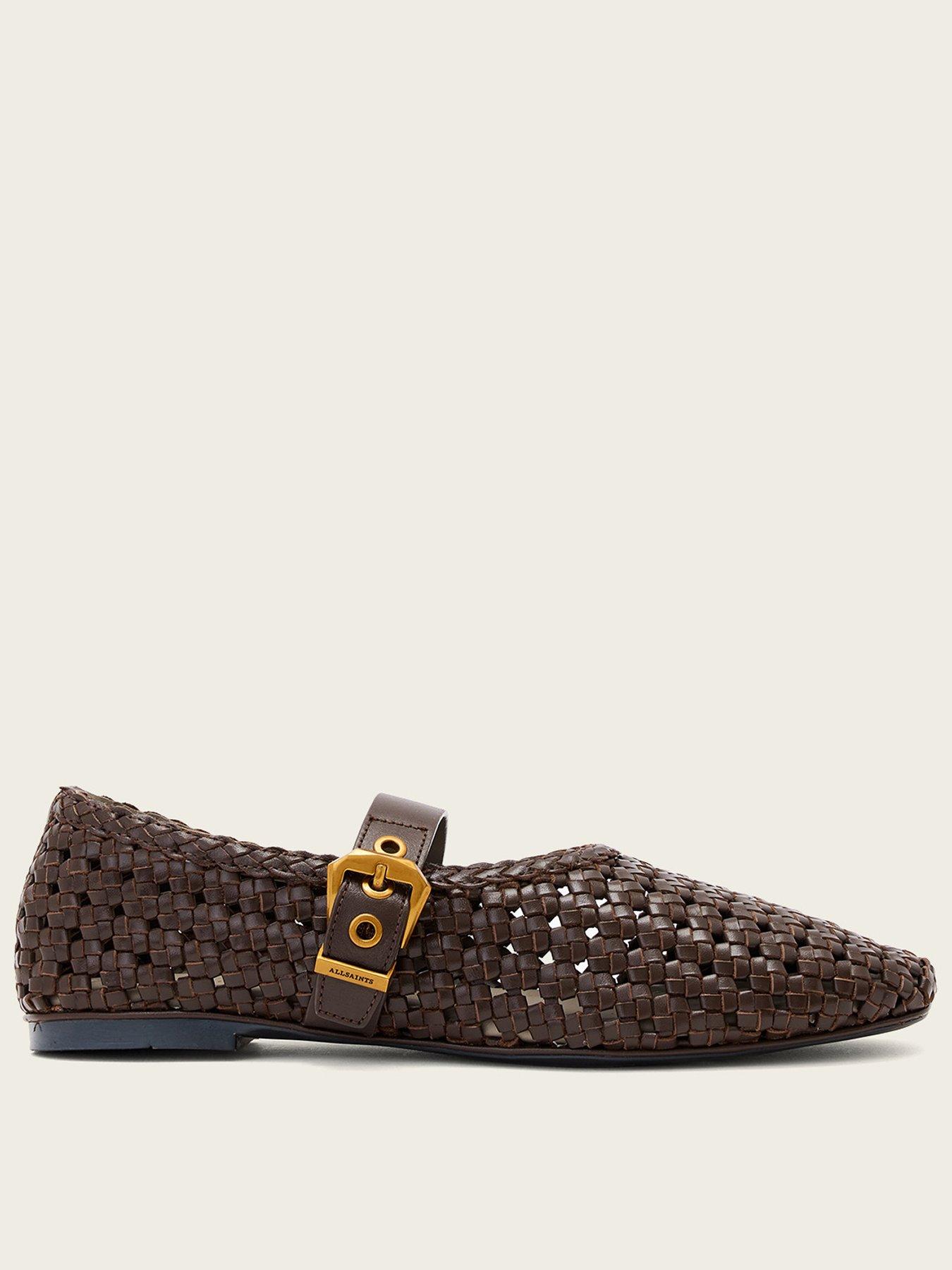 AllSaints Sabine Woven Flat - Brown