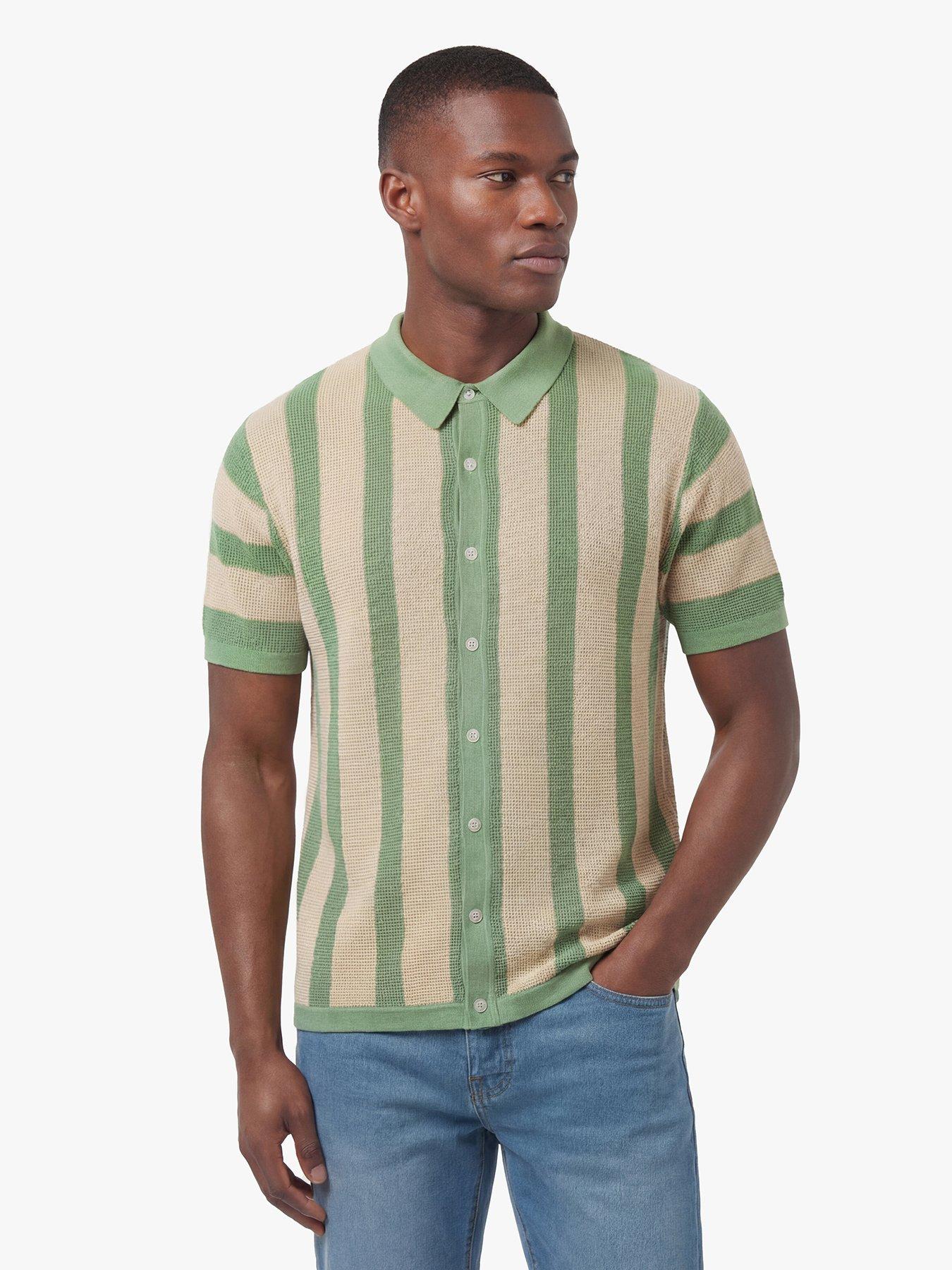 Luke 1977 Deck Knitted Short Sleeve Polo Shirt - Green