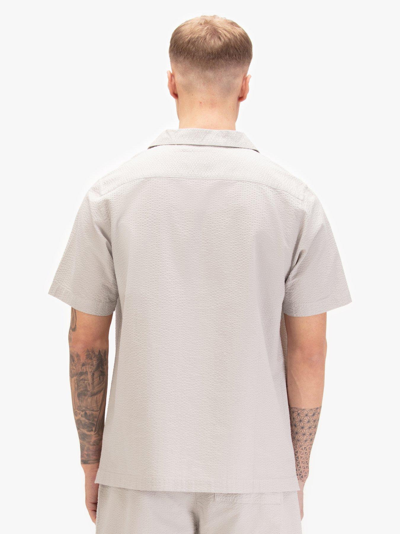 Image 2 of 6 of Luke 1977 Luke 1977 Millook Short Sleeve Shirt - Grey