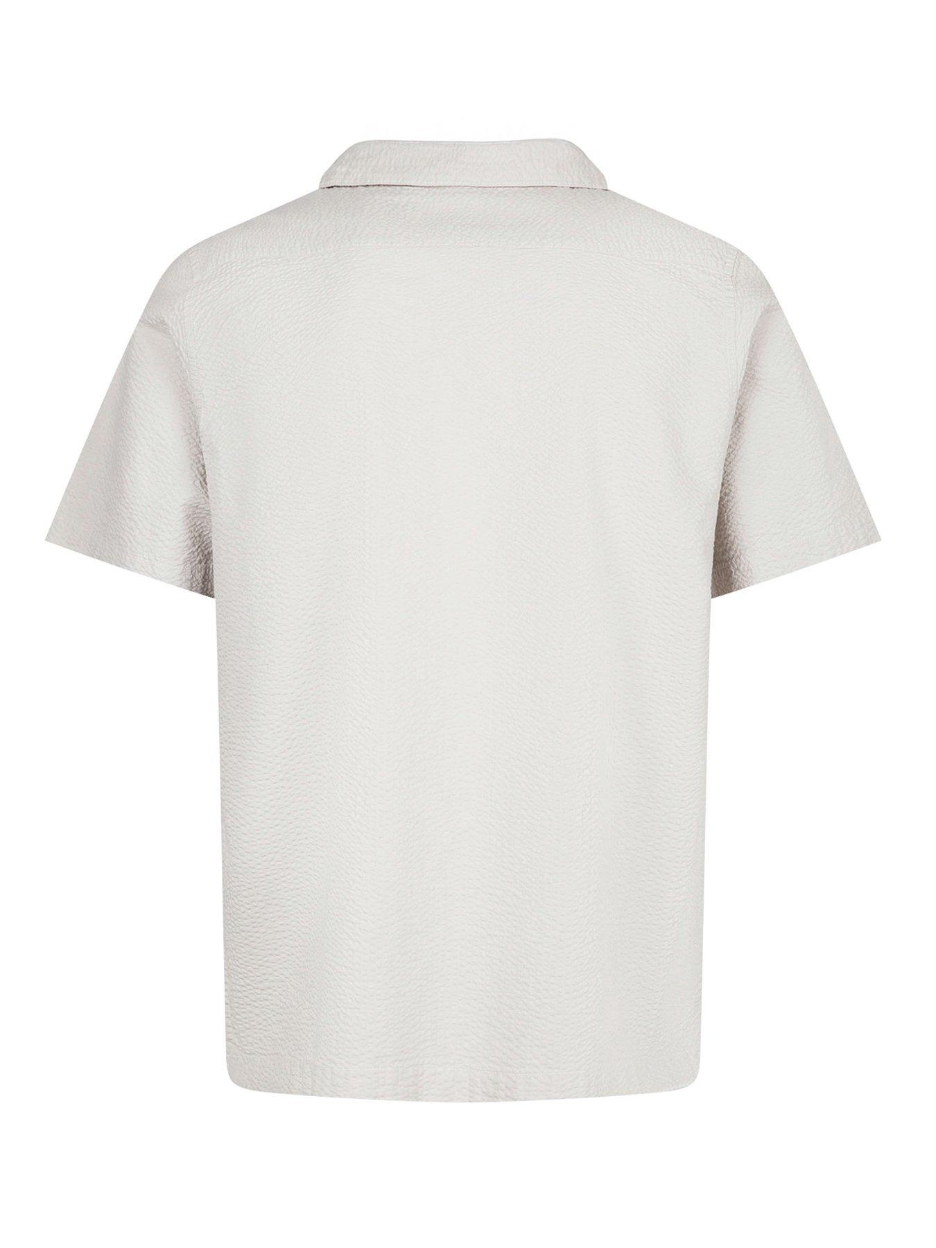 Image 5 of 6 of Luke 1977 Luke 1977 Millook Short Sleeve Shirt - Grey