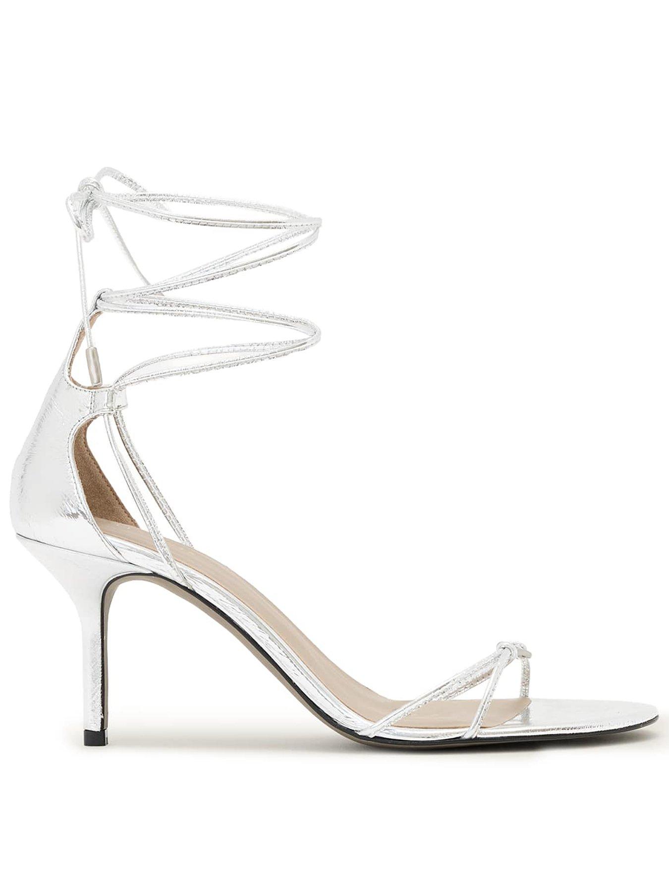 AllSaints Ali Sandals - Silver