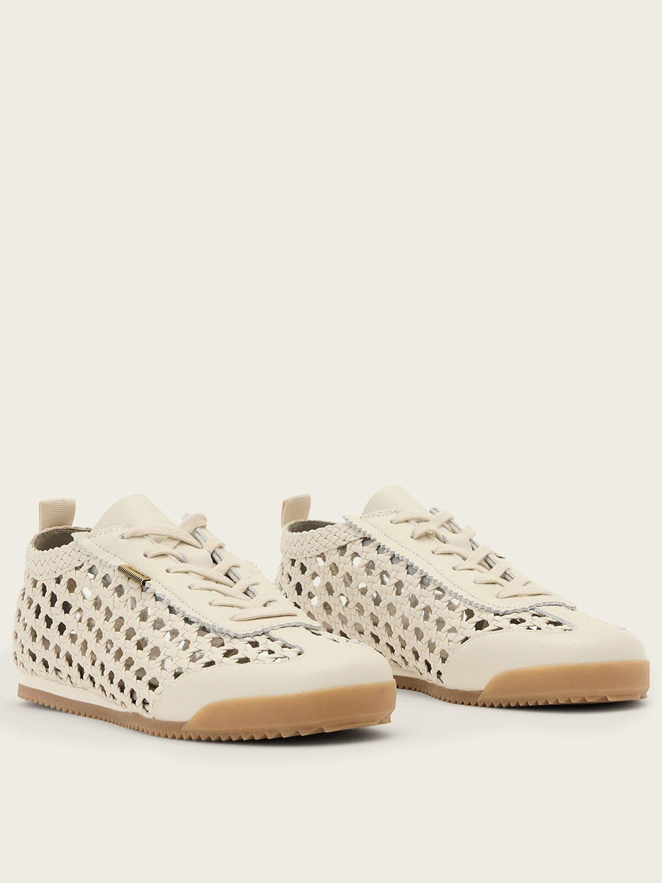 Image 3 of 5 of AllSaints Kenny Woven Runner - White
