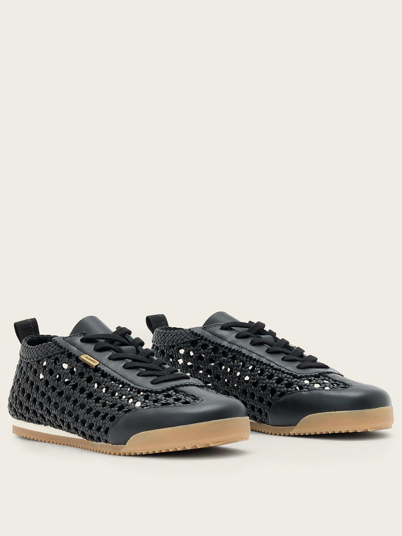 Image 2 of 5 of AllSaints Kenny Woven Runner - Black