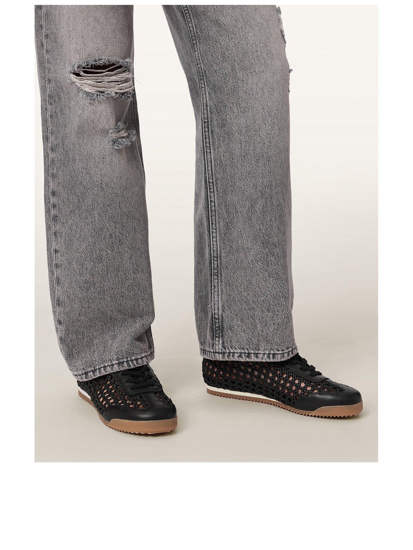 Image 3 of 5 of AllSaints Kenny Woven Runner - Black