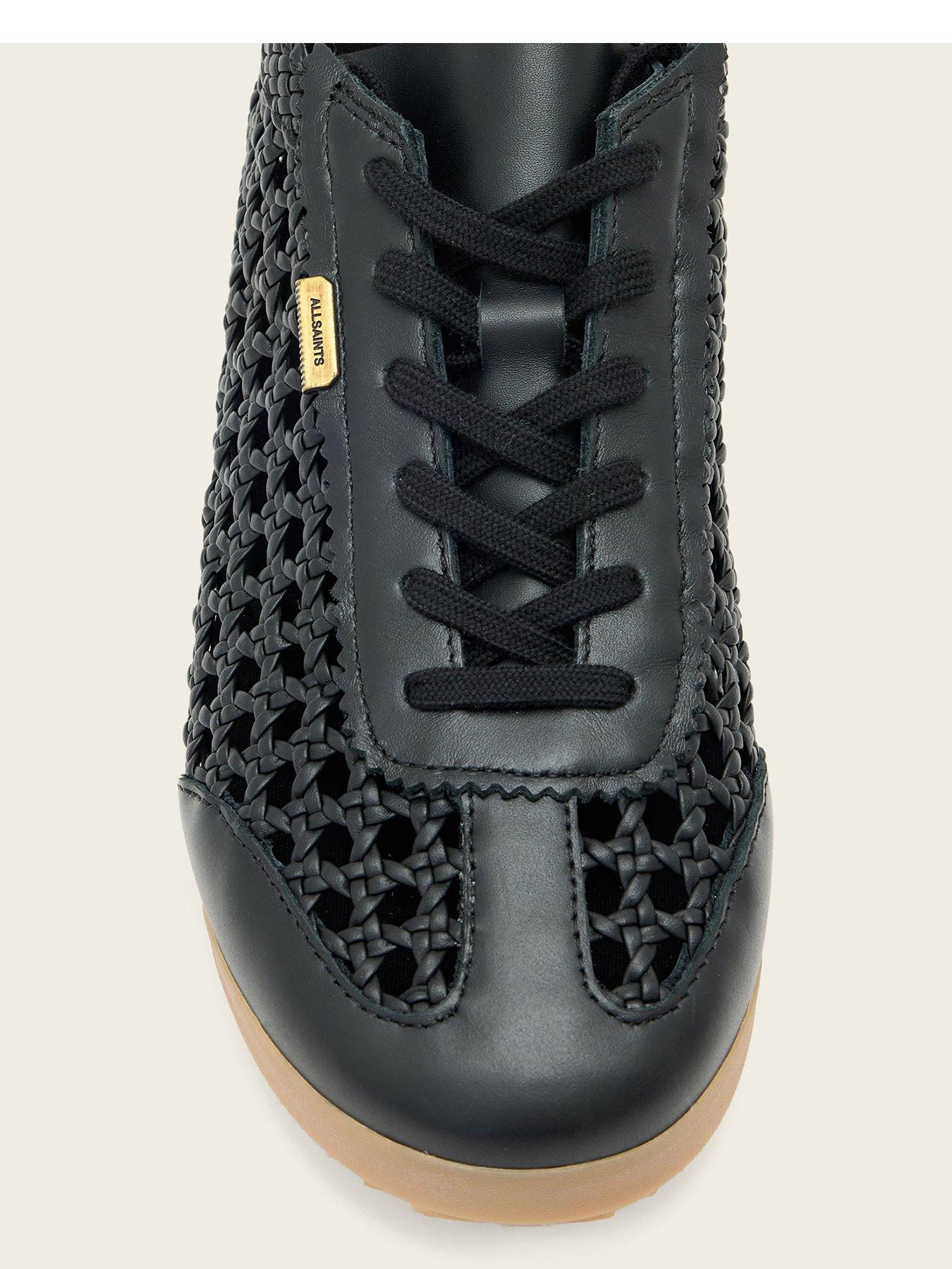 Image 5 of 5 of AllSaints Kenny Woven Runner - Black