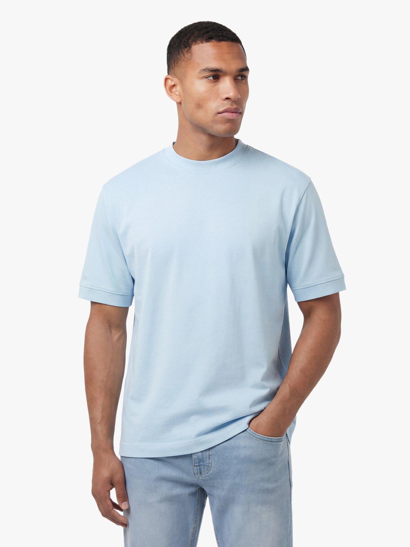 Luke 1977 Dapper Schnapper T-shirt, Light Blue, Size S, Men