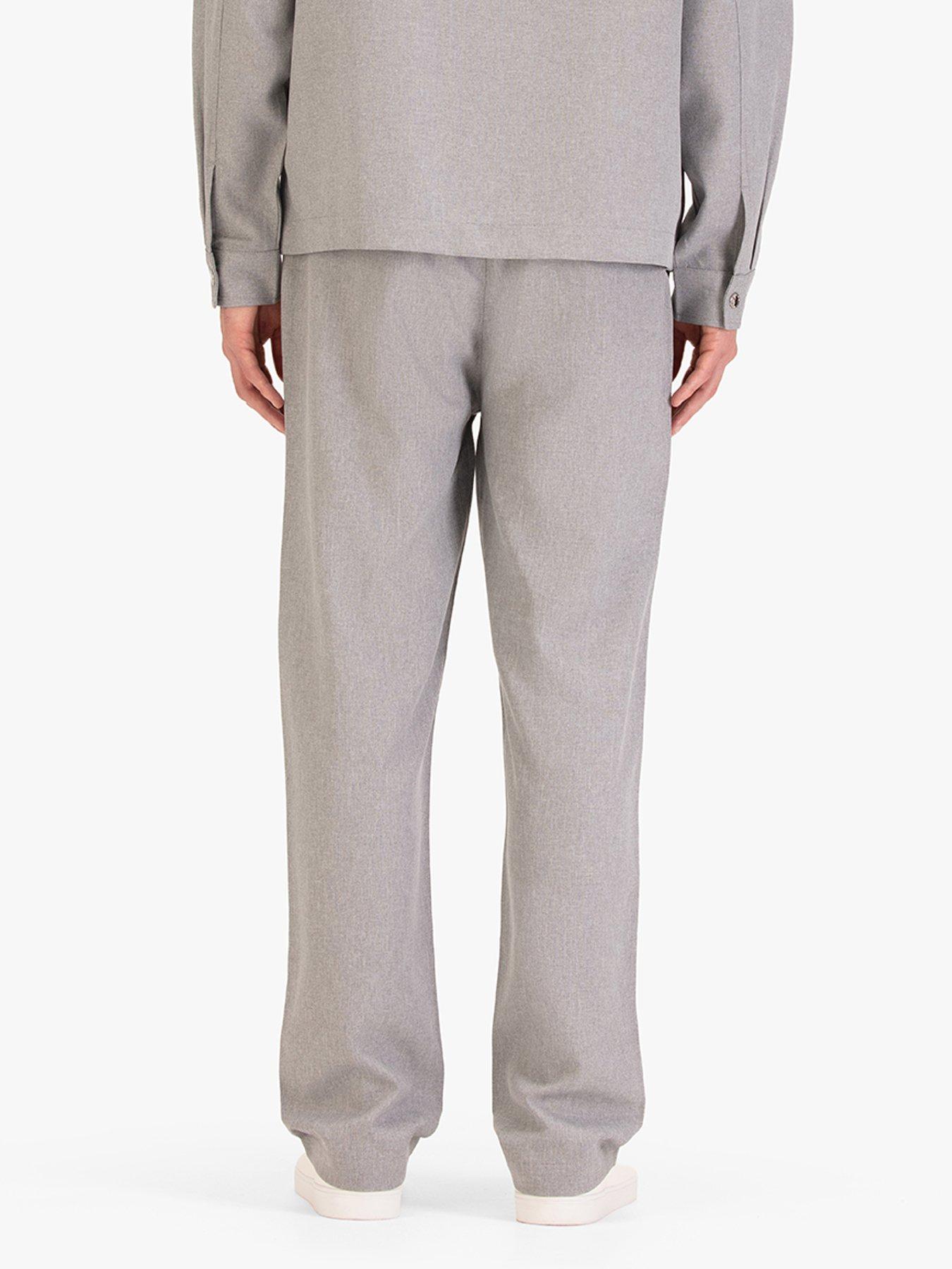 Image 2 of 7 of Luke 1977 Luke 1977 Boas Smart Woven Uncuffed Trousers - Grey