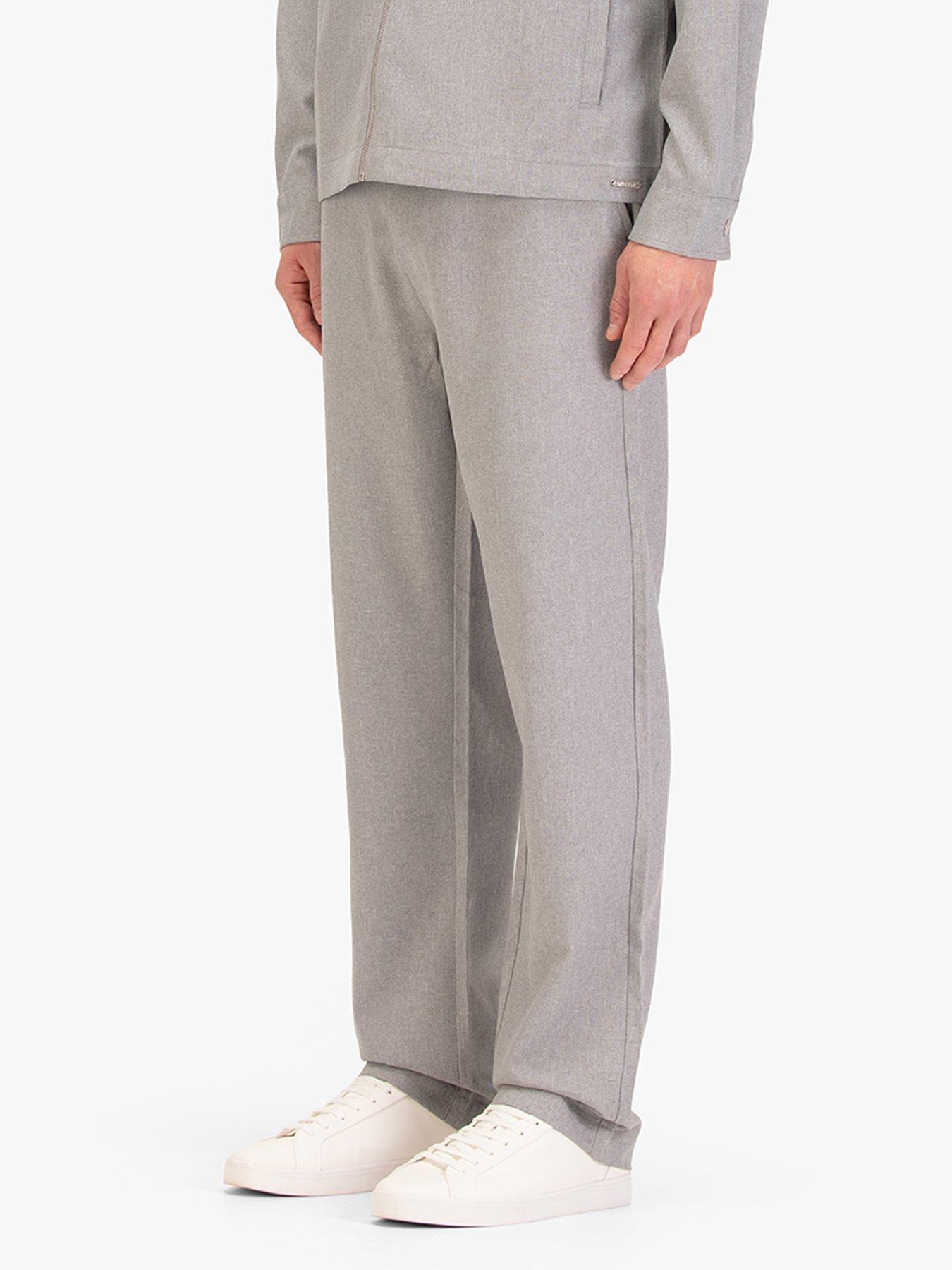 Image 3 of 7 of Luke 1977 Luke 1977 Boas Smart Woven Uncuffed Trousers - Grey