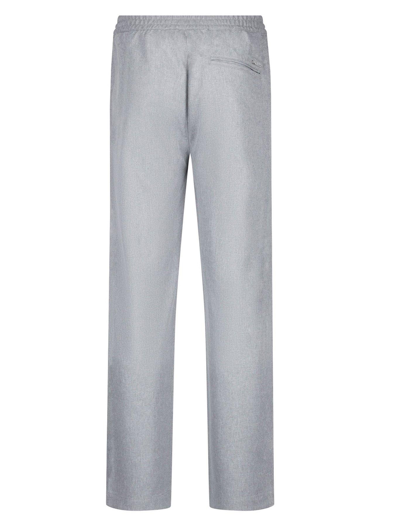 Image 5 of 7 of Luke 1977 Luke 1977 Boas Smart Woven Uncuffed Trousers - Grey