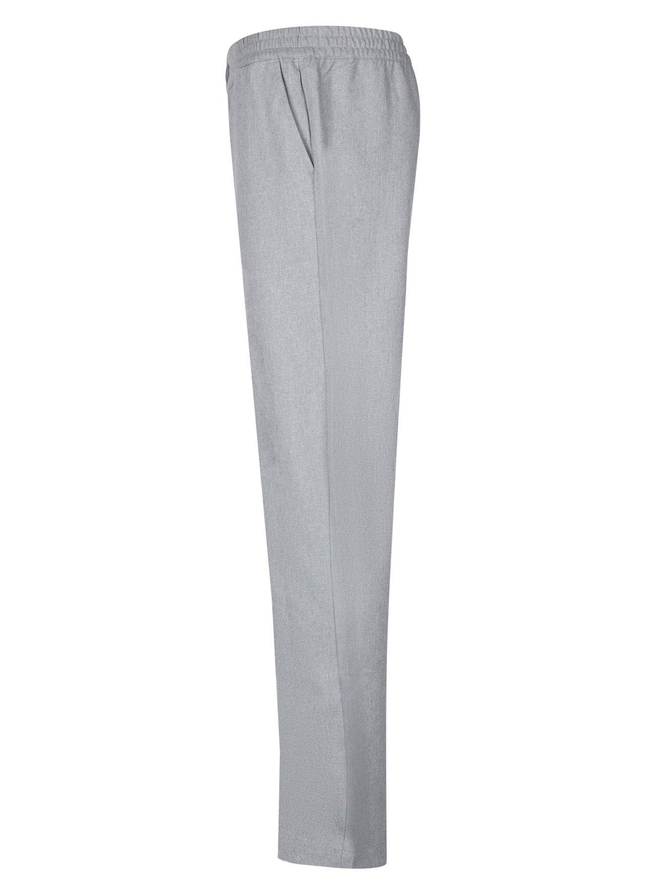 Image 6 of 7 of Luke 1977 Luke 1977 Boas Smart Woven Uncuffed Trousers - Grey