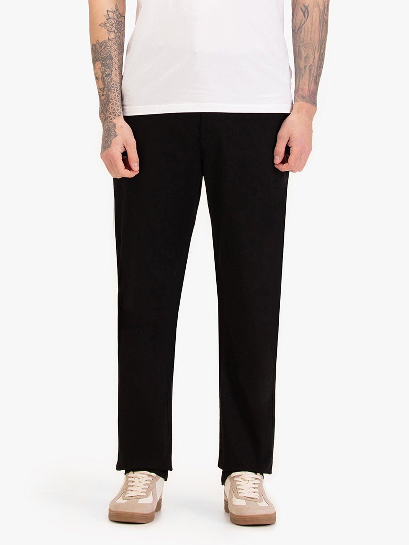 Luke 1977 Bodmin Buckle Detail Trousers - Black