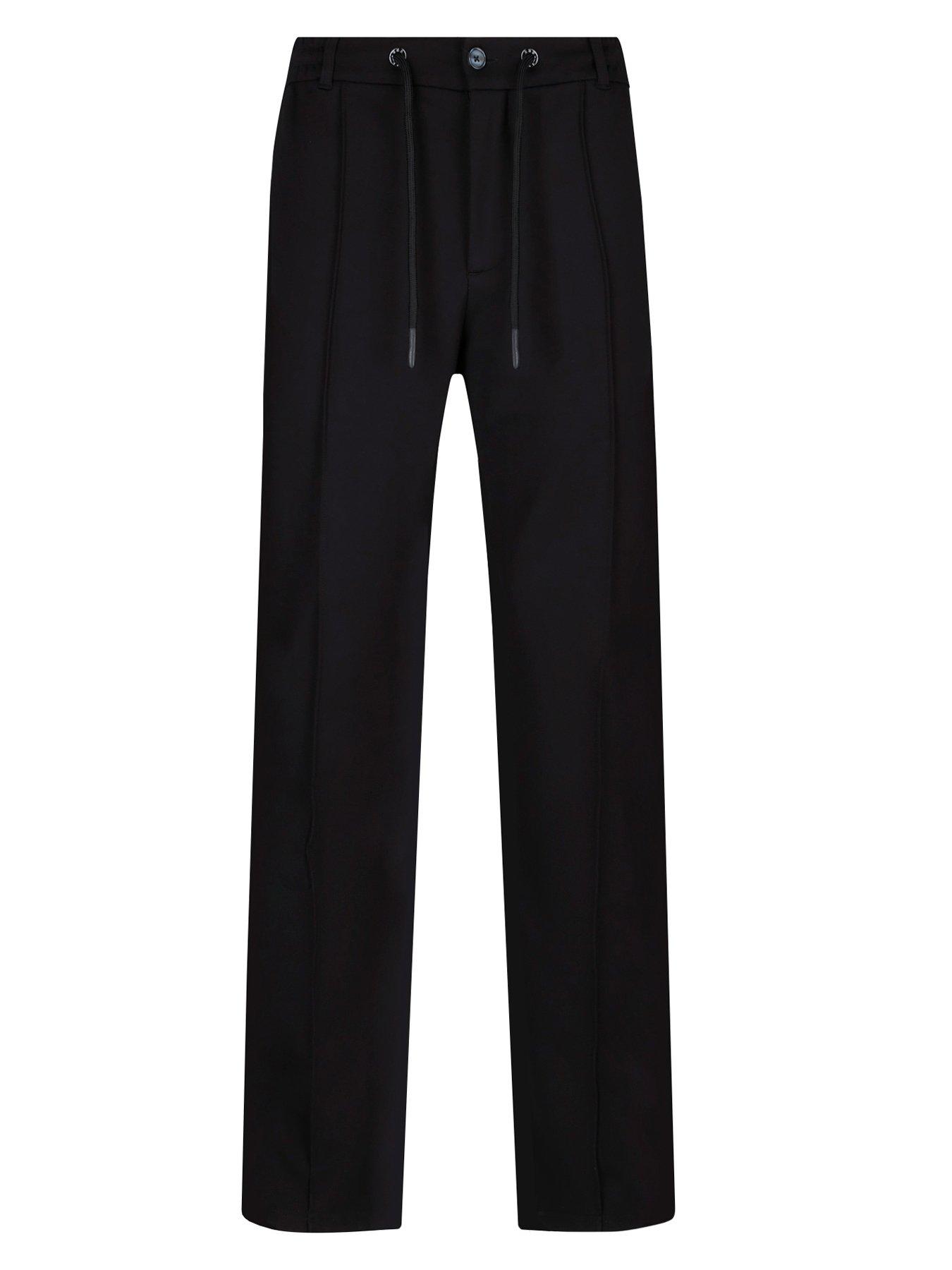 Image 4 of 7 of Luke 1977 Luke 1977 Roberia Pleat Front Trousers - Black