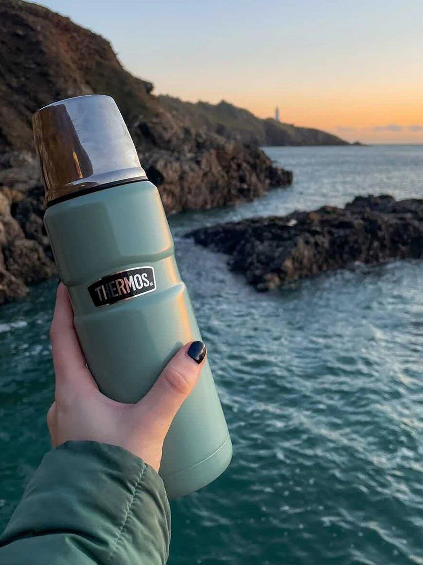 Thermos Stainless Steel King Flask 470ml Duck Egg